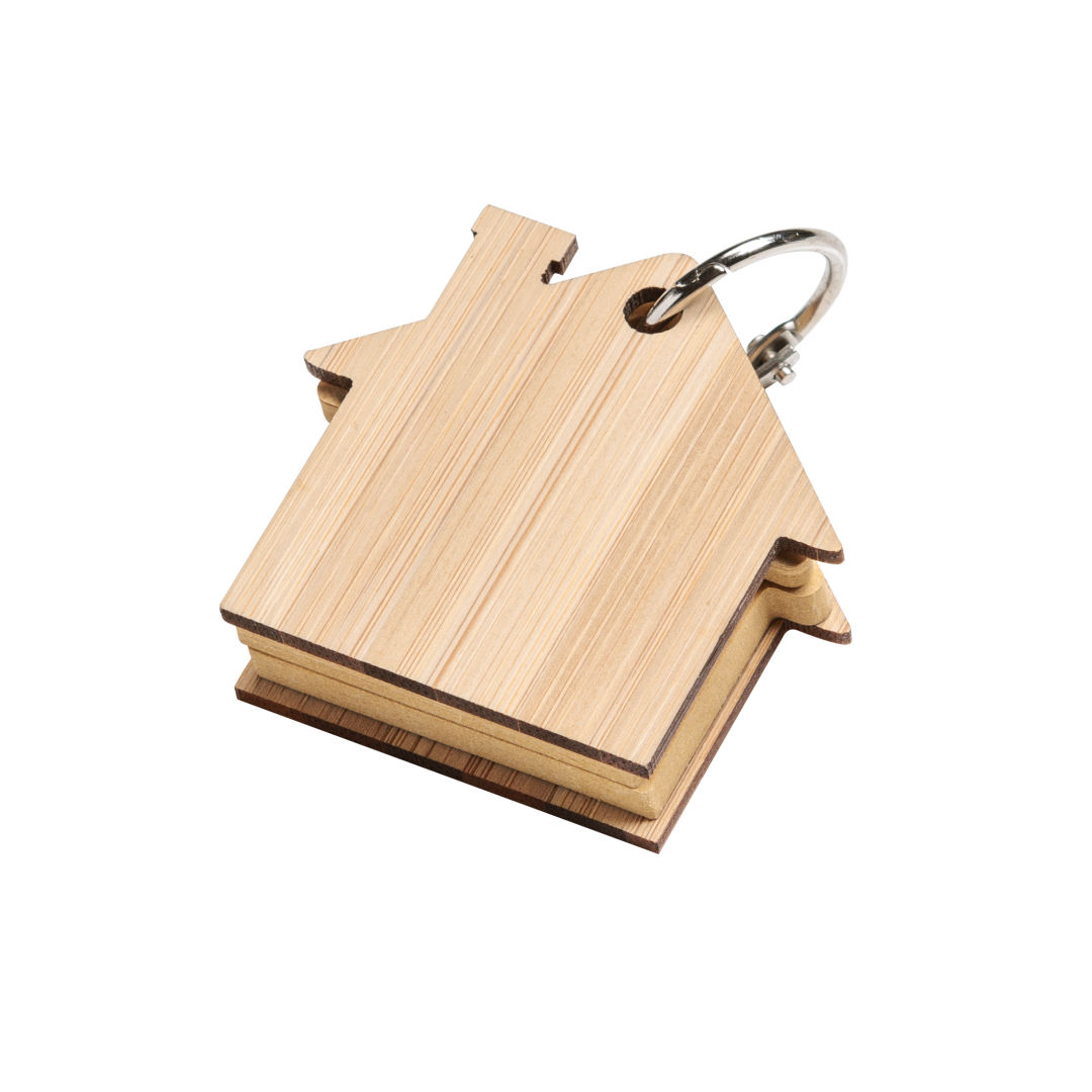 Futuro House Keychain w/Sticky Notes 5