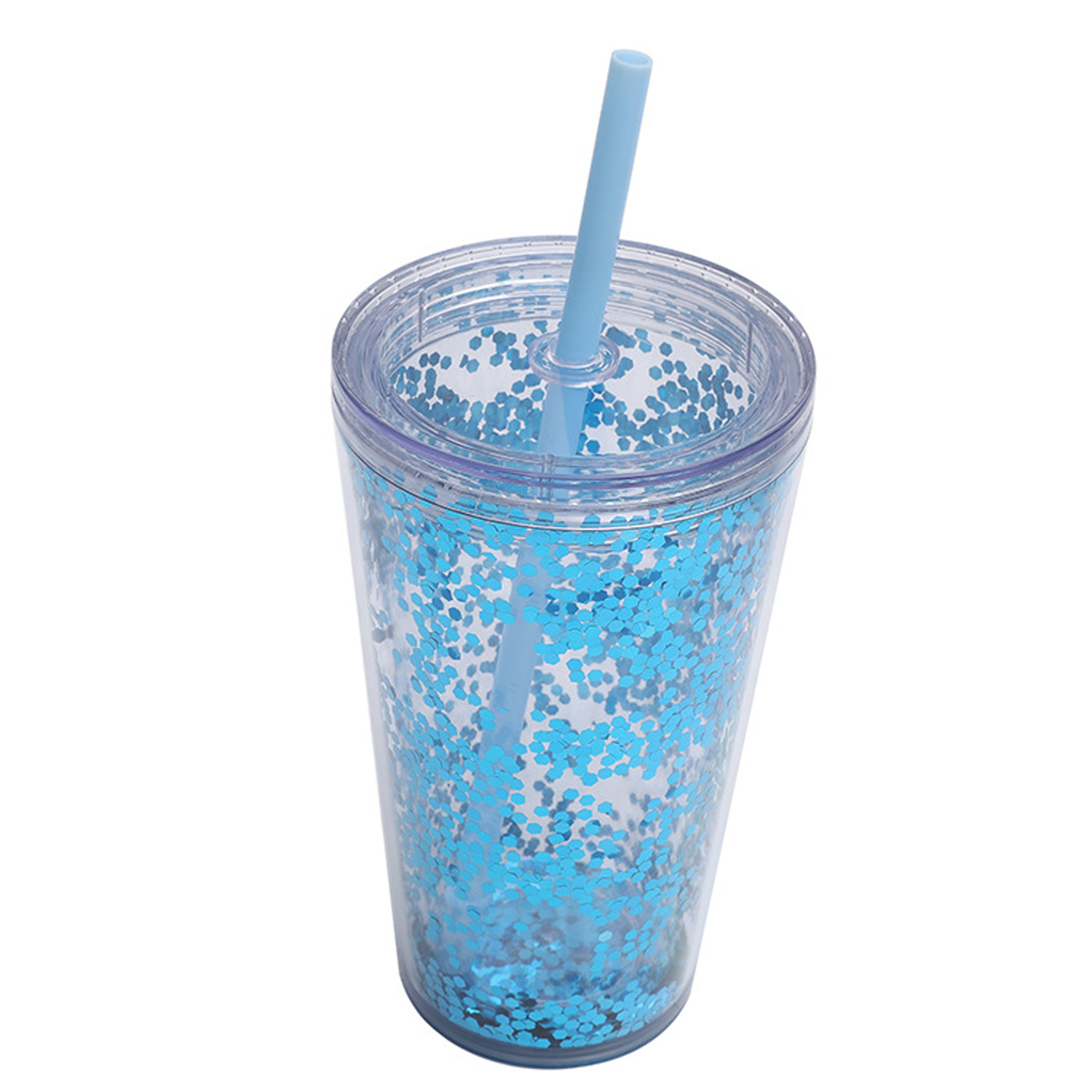 16oz Transparent sheet double thickened plastic cup 2
