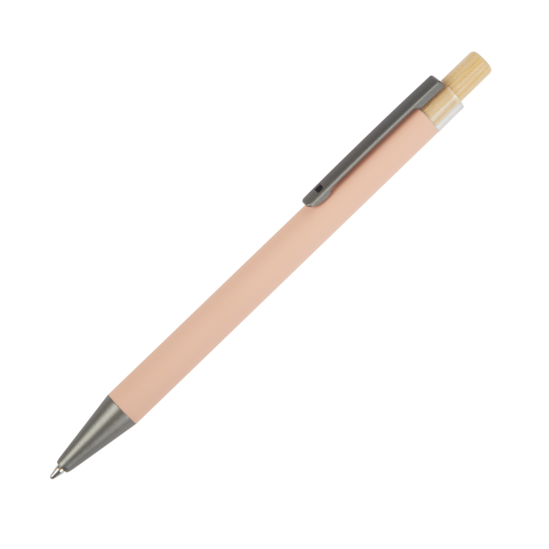 Arundi Recycled Aluminum Pen With Bamboo Plunger 61