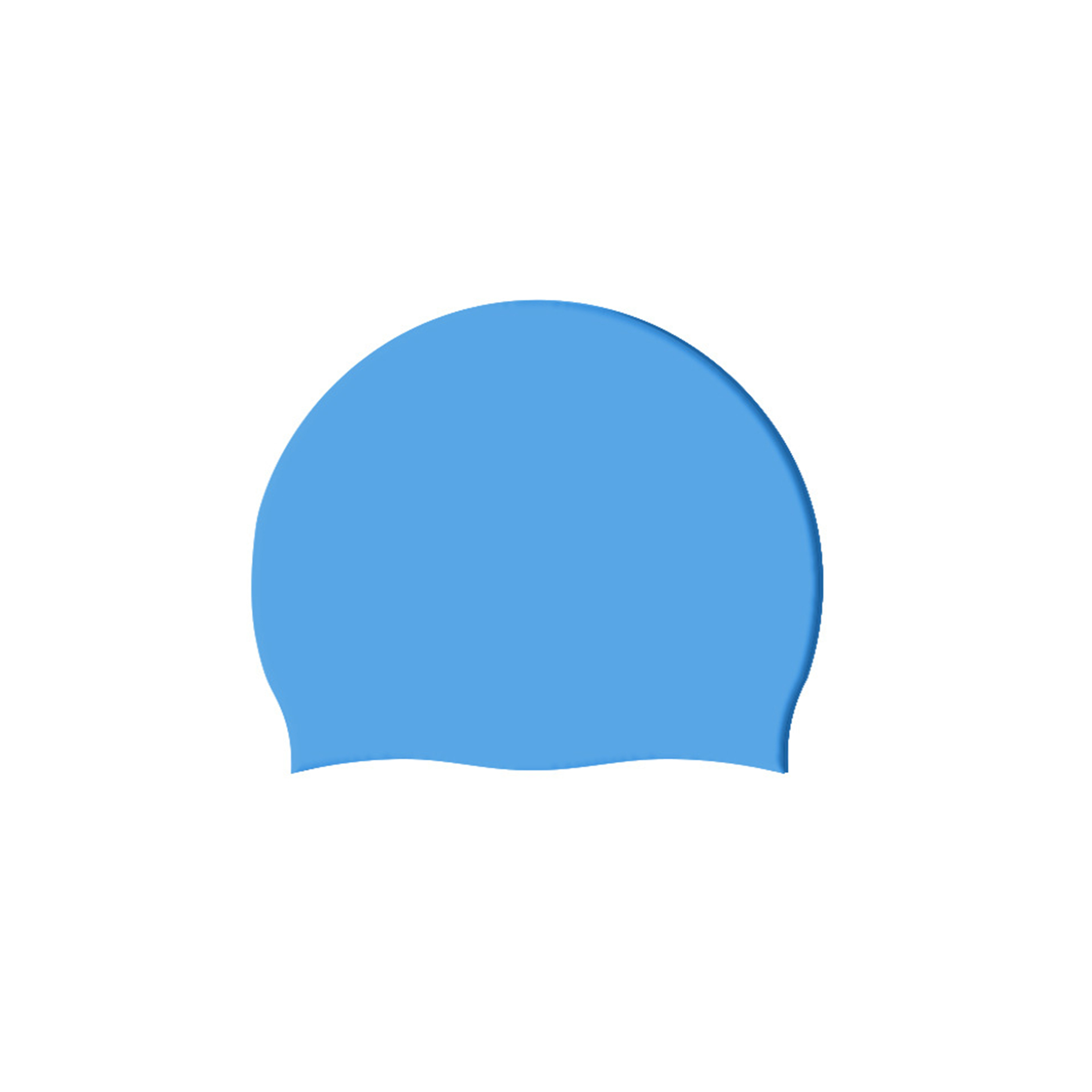 Silicone Swimming Cap 8.6" By 7.4" 16