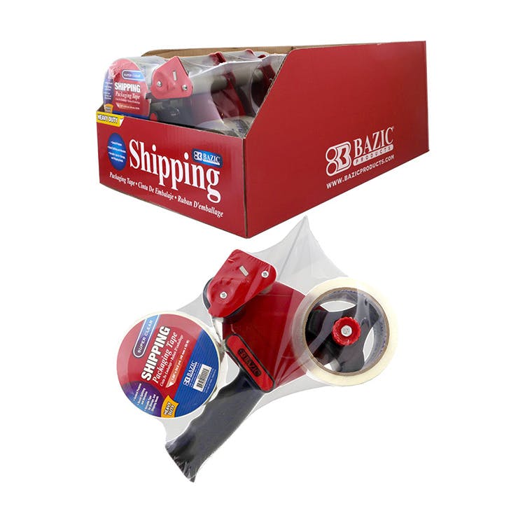 Packaging Tape Dispensers - 2 Rolls Included 2