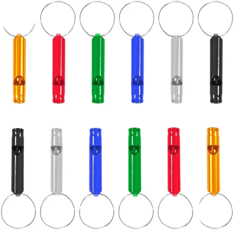 Aluminum Emergency Whistle Keychain - Outdoor Survival Gear 5