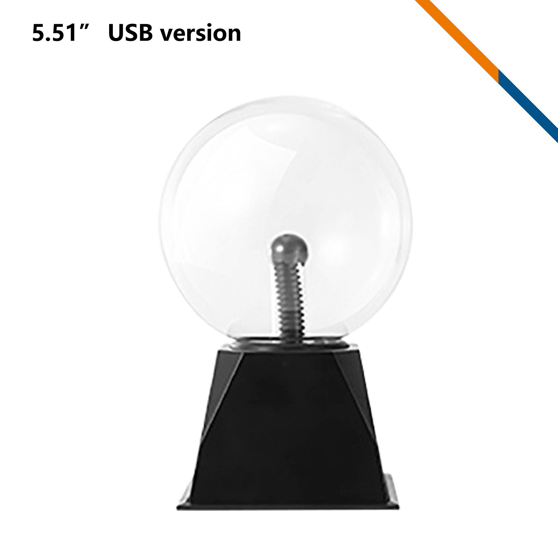 LumiFun Touch Sensitive Plasma Ball Night Light 2