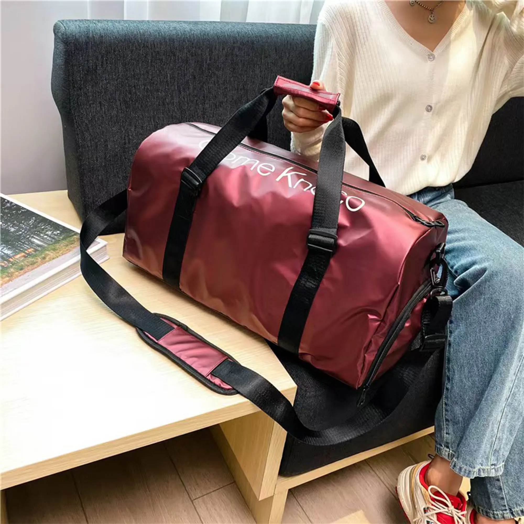 Short Trip Handbags Fitness Bags Can Be Customized 5
