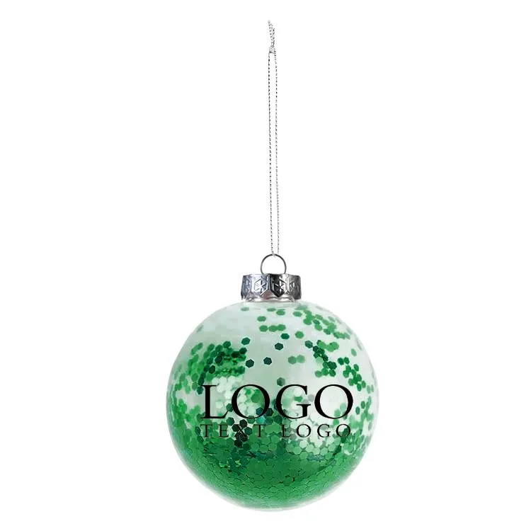 Shatter Resistant Confetti Holiday Ornaments 9