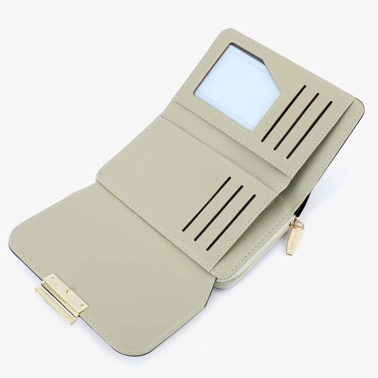 PU Leather Trifold Women Wallet 11