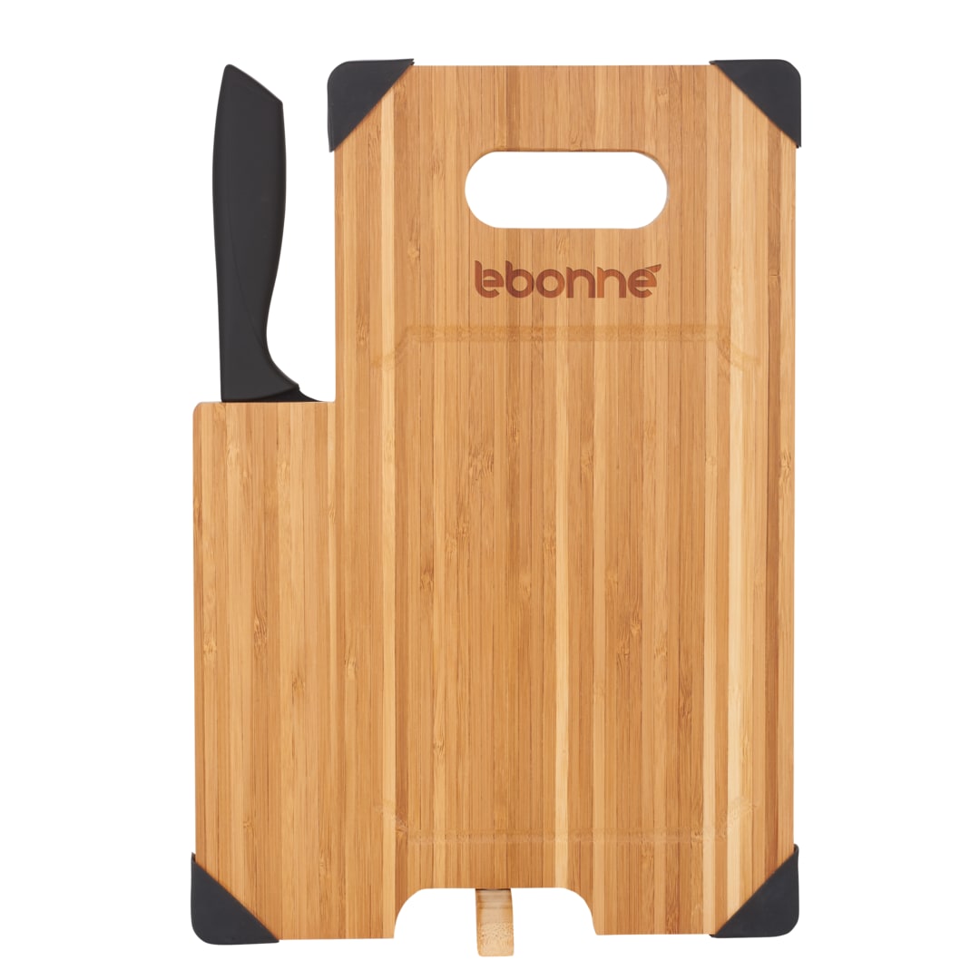 Bamboo Cutting Board with Knife 13