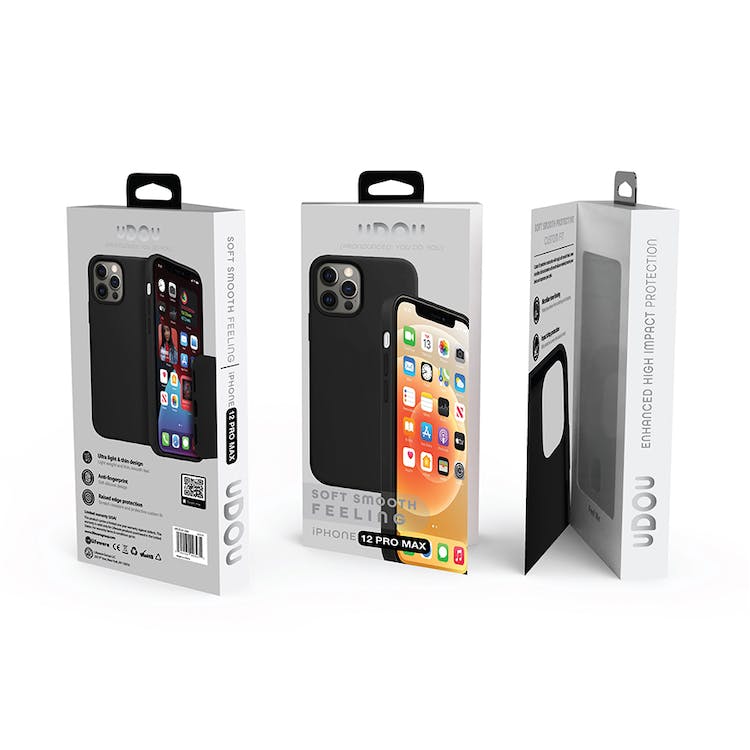 iPhone 12 Pro Max Case - Nano Silicone Black 2