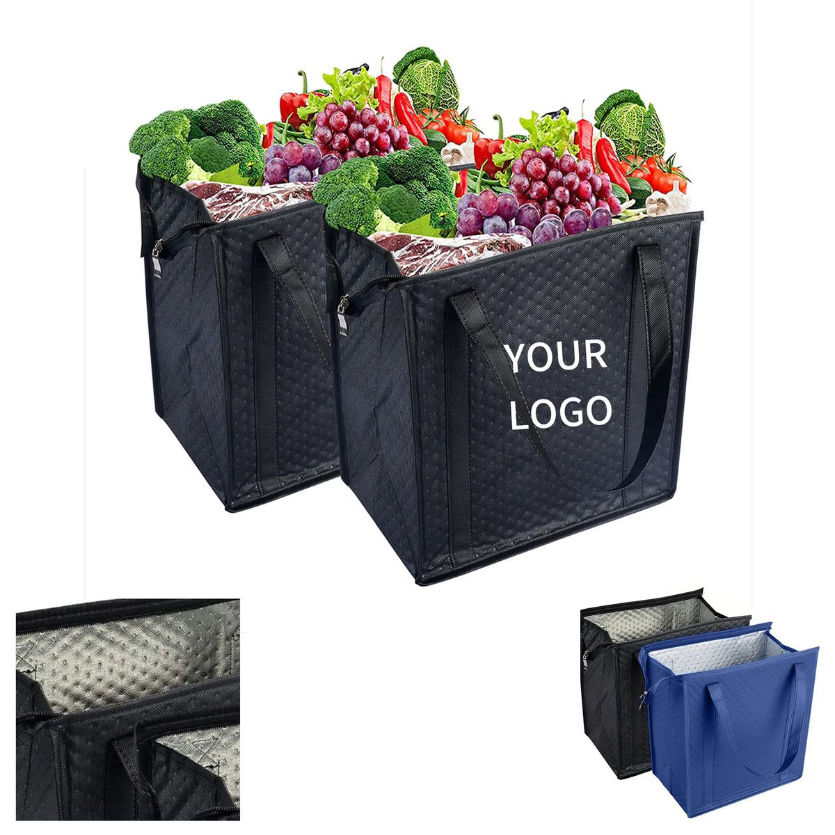 Reusable Thermal Cooler Bag For Food Storage 2