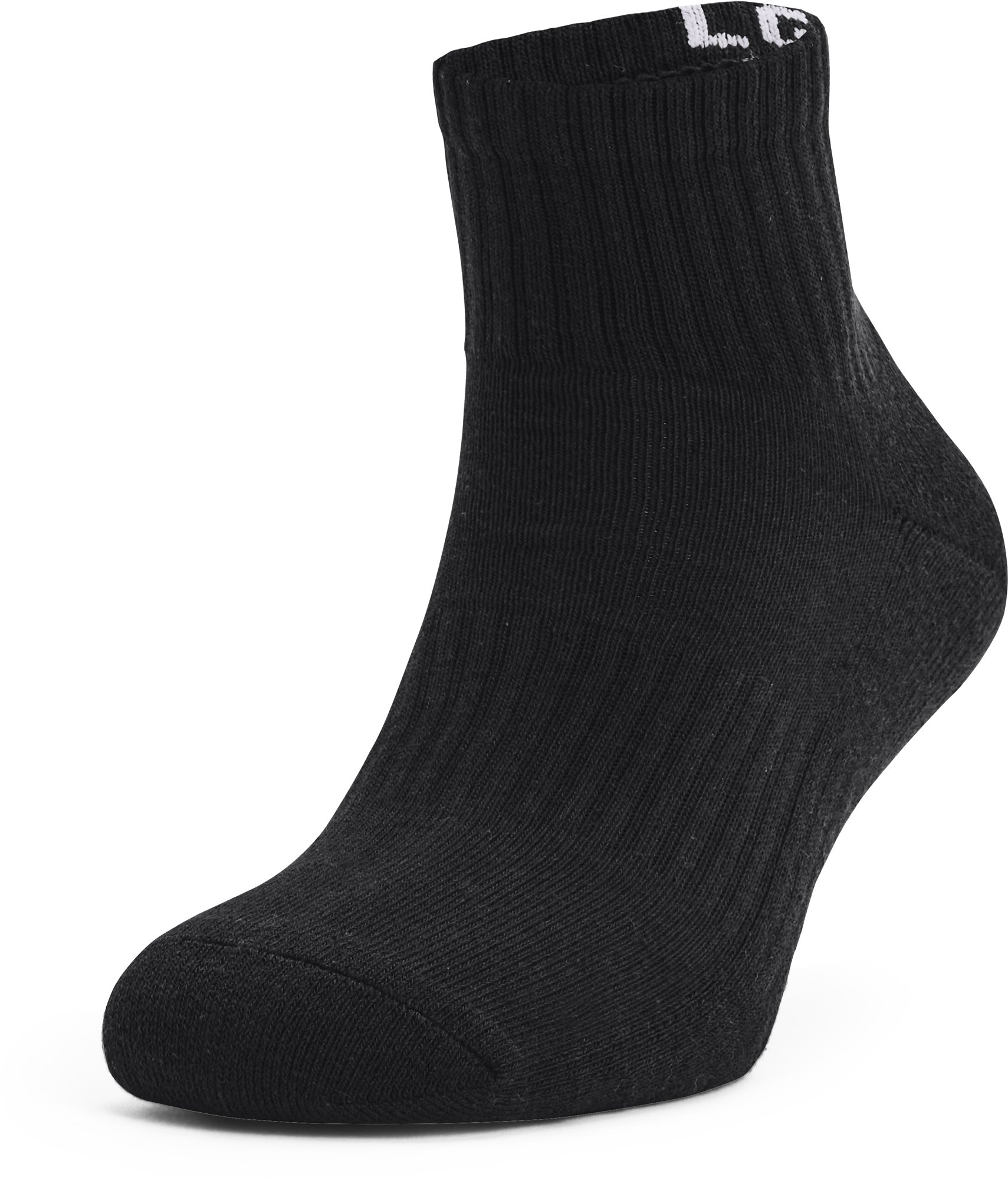 UA Core Unisex Quarter 3-Pack Socks 2
