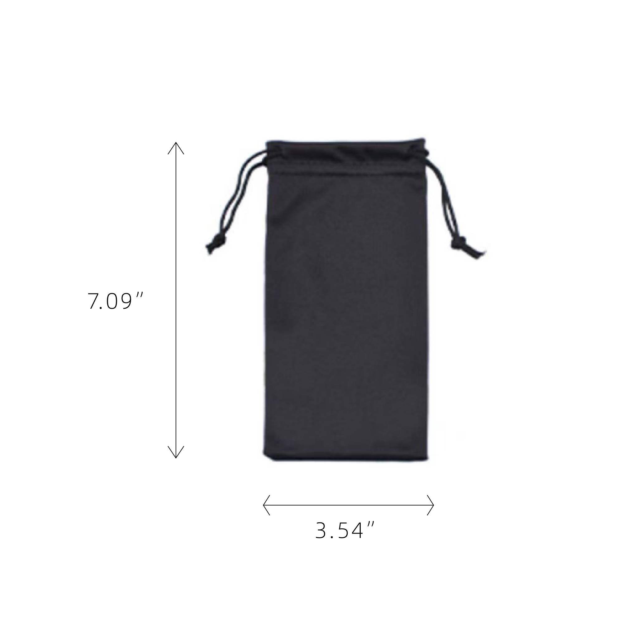 MOQ 20 pcs Microfiber Drawstring Sunglass Pouch 2