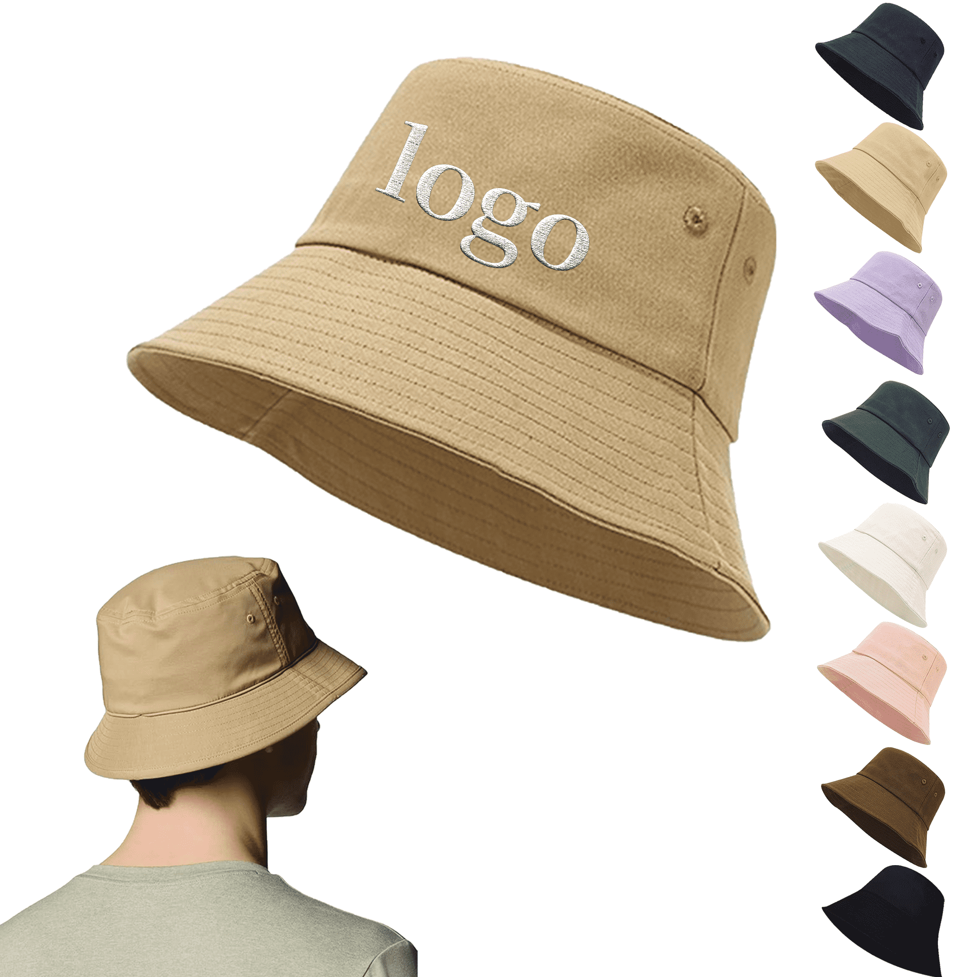 Full Color Cotton Fisherman Bucket Hat 5