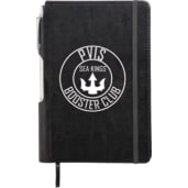 FSC® Mix 6" x 8.5" Viola Bound Notebook with Pen 20