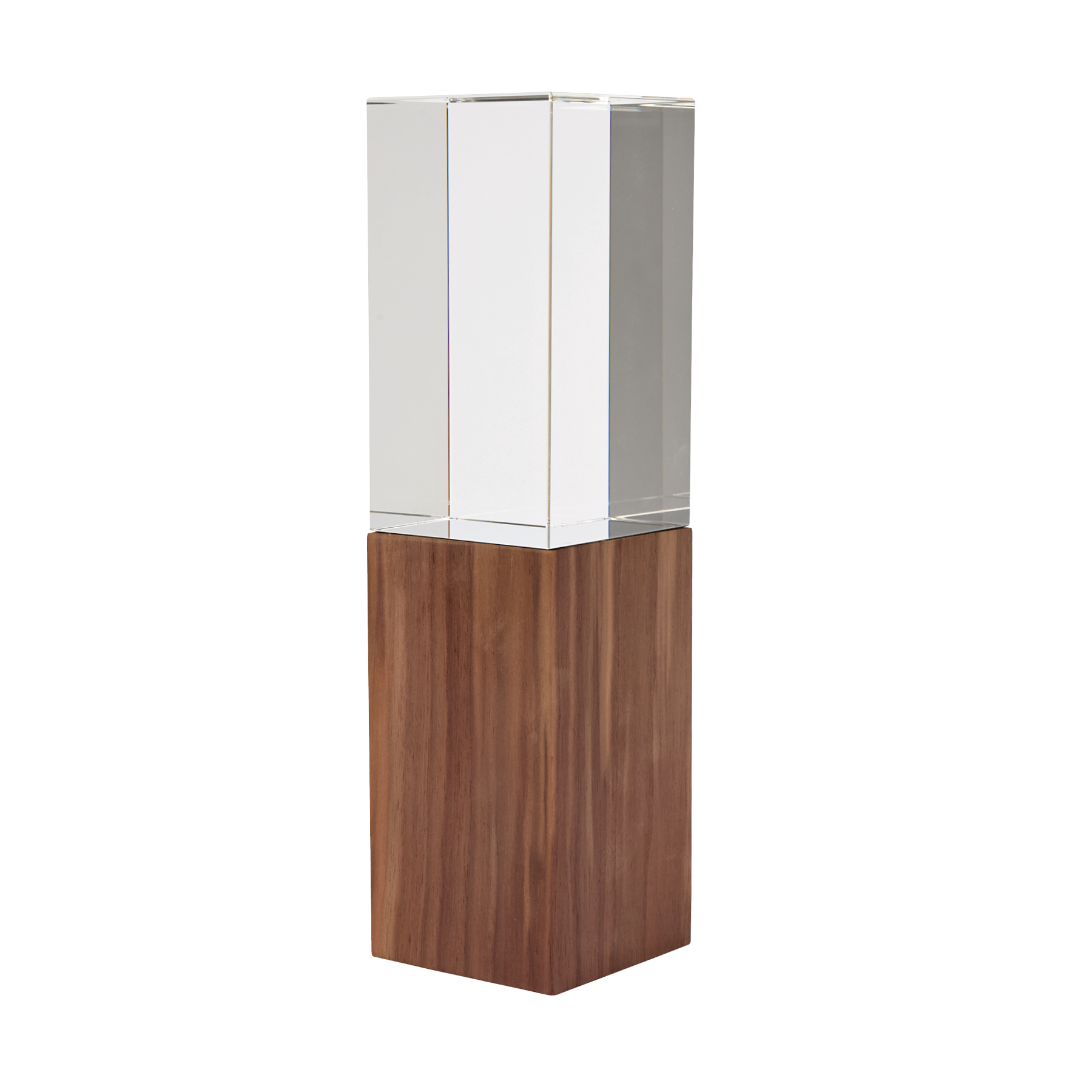 Cressida Crystal Tower with Wood Base 9