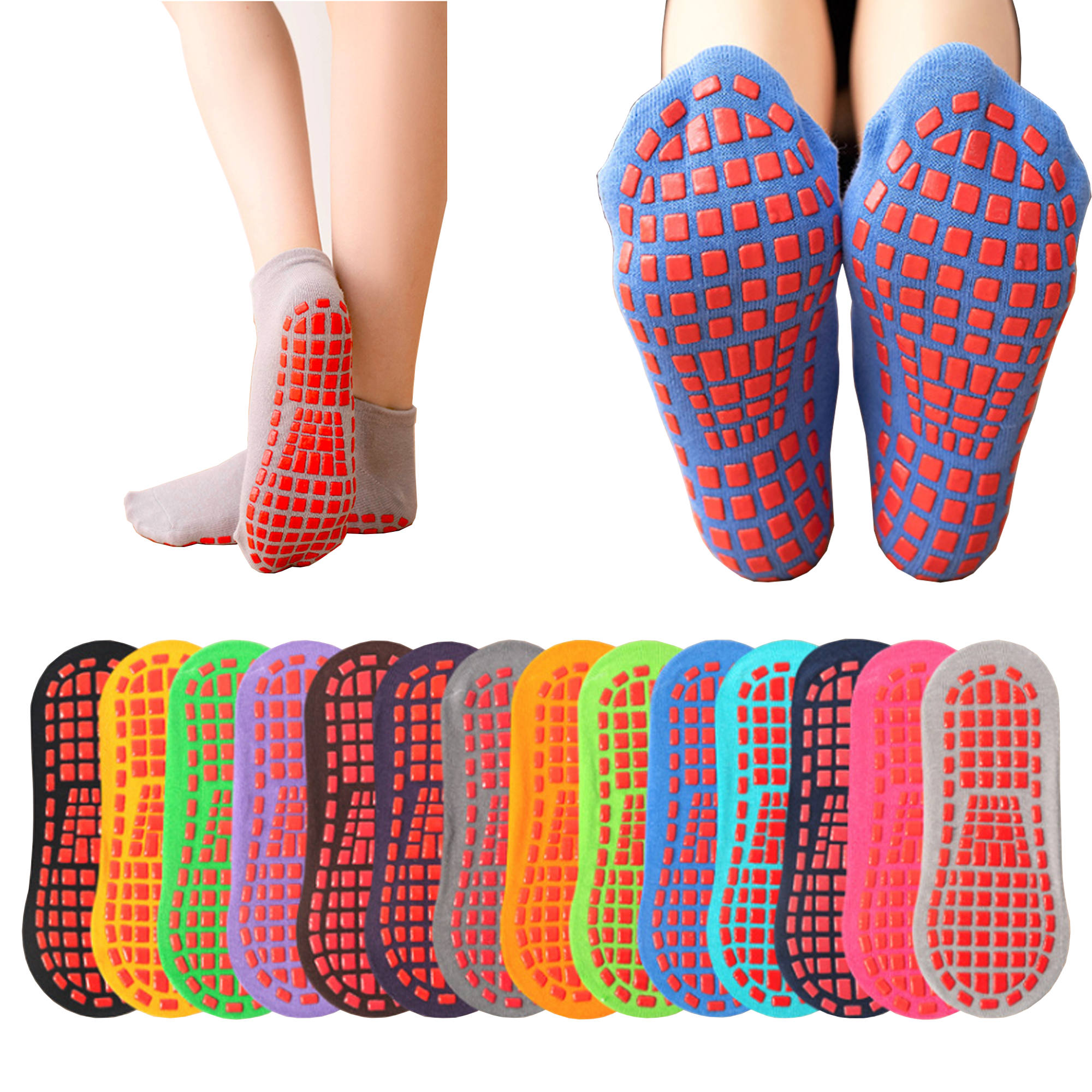 Non Slip Cotton Trampoline Socks 5