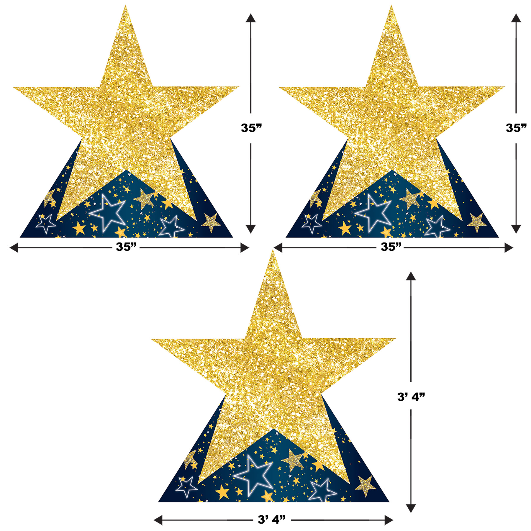 Starry Night Star Stand-Ups 5