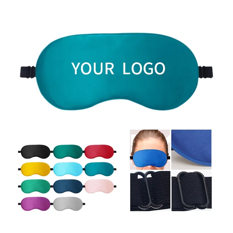 Polyester Silk Sleep Eye Mask for Restful 3