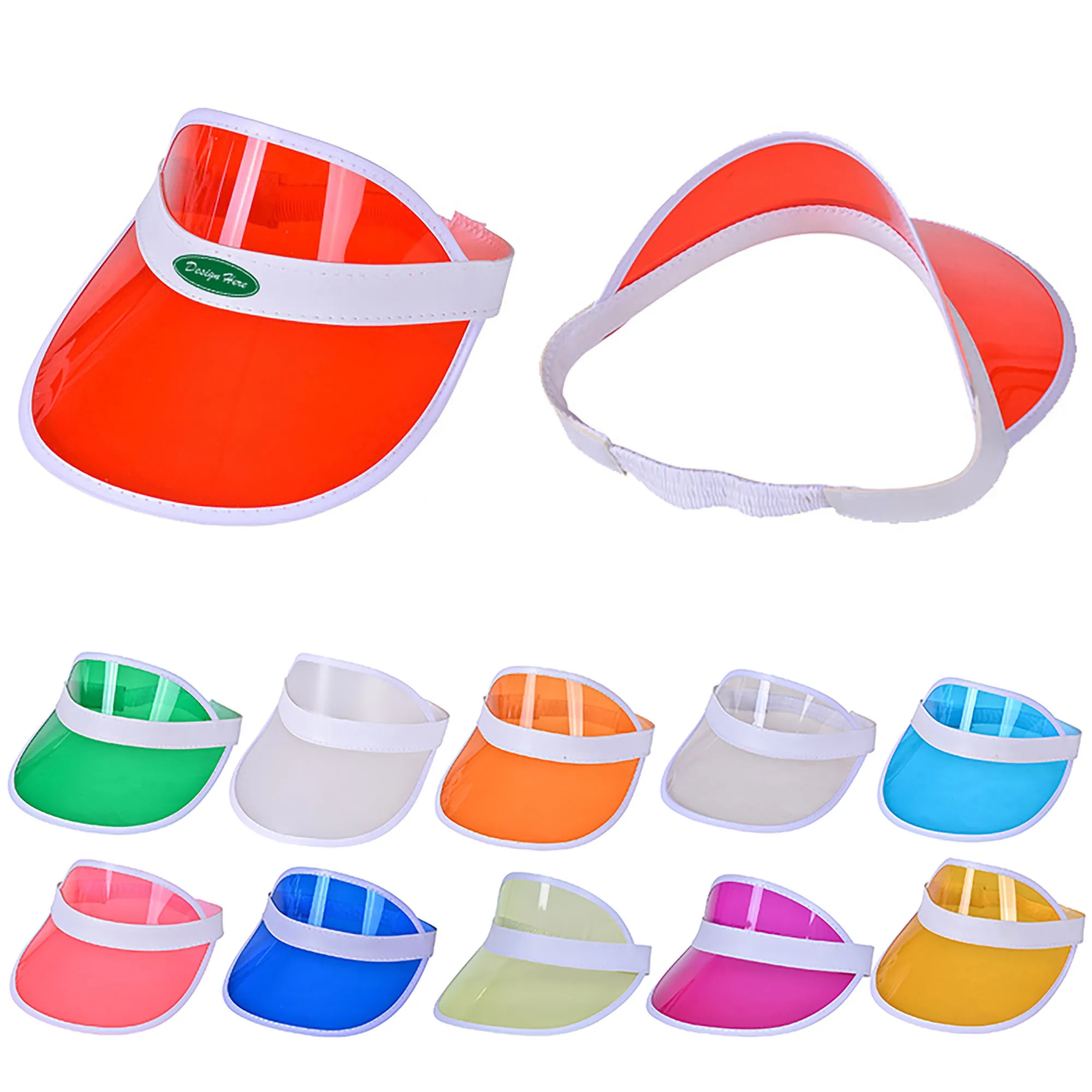 PVC Transparent Sun Visor 1