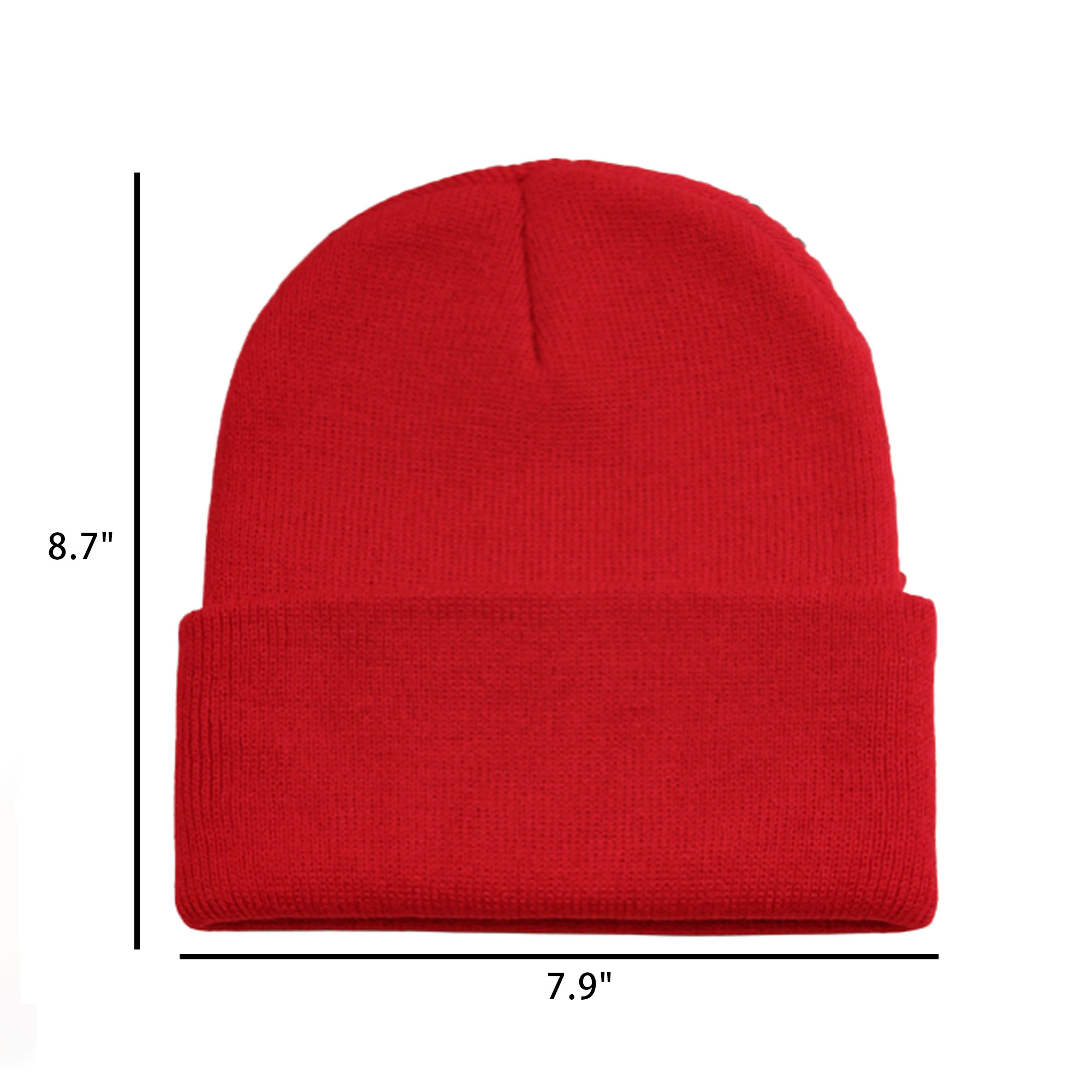 Warm Unisex Knit Beanie for Adults 2