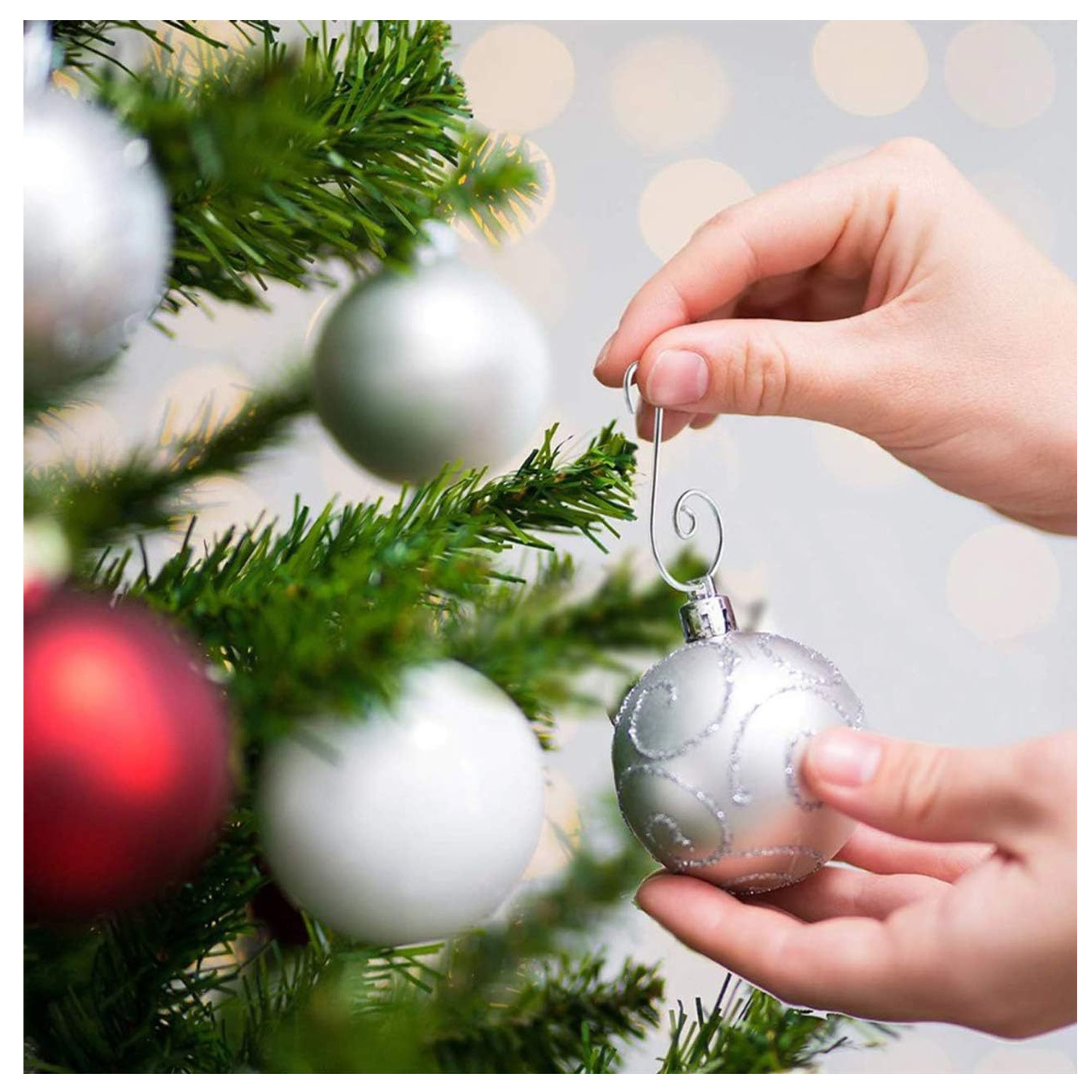 Metal Multi Functional Christmas Decoration Hook - Perfect For Holiday Decoration 4