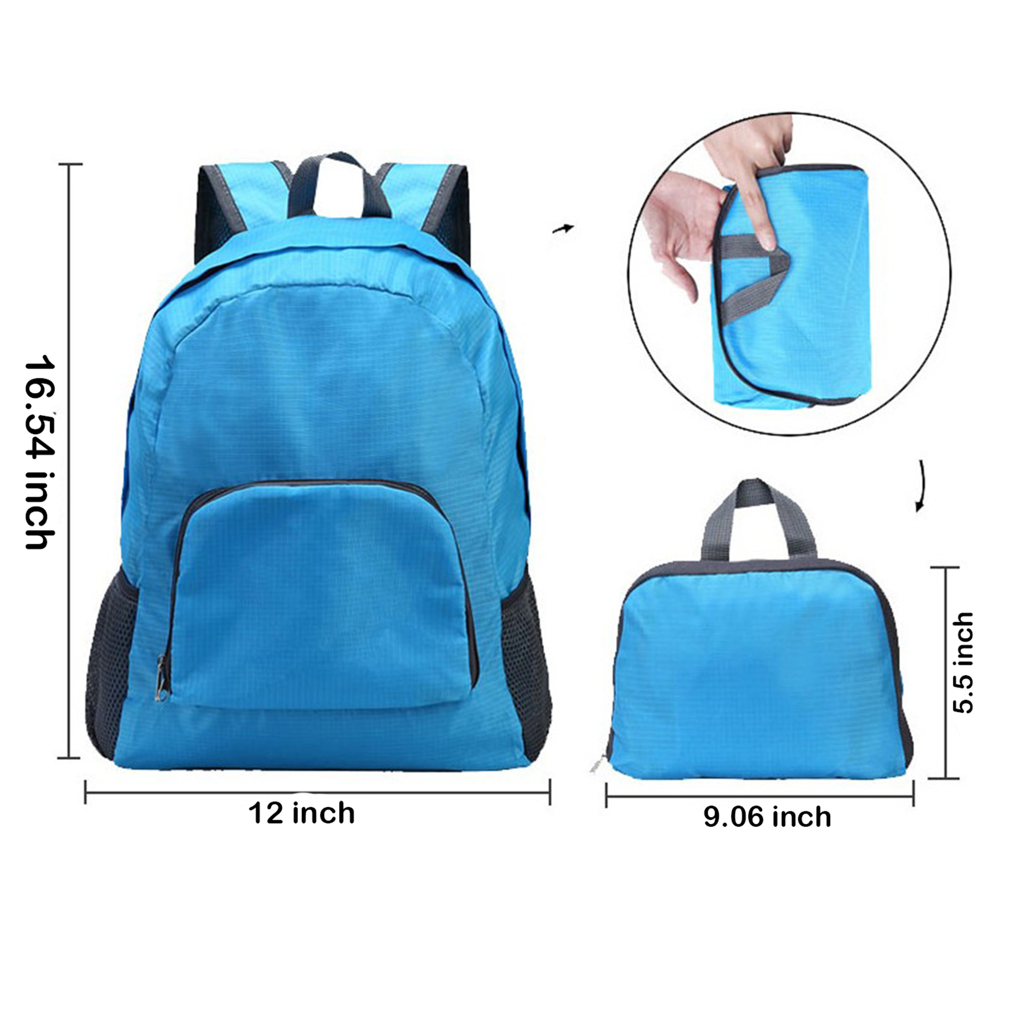 Ultralight Foldable Hiking Backpack - Compact & Tough 2