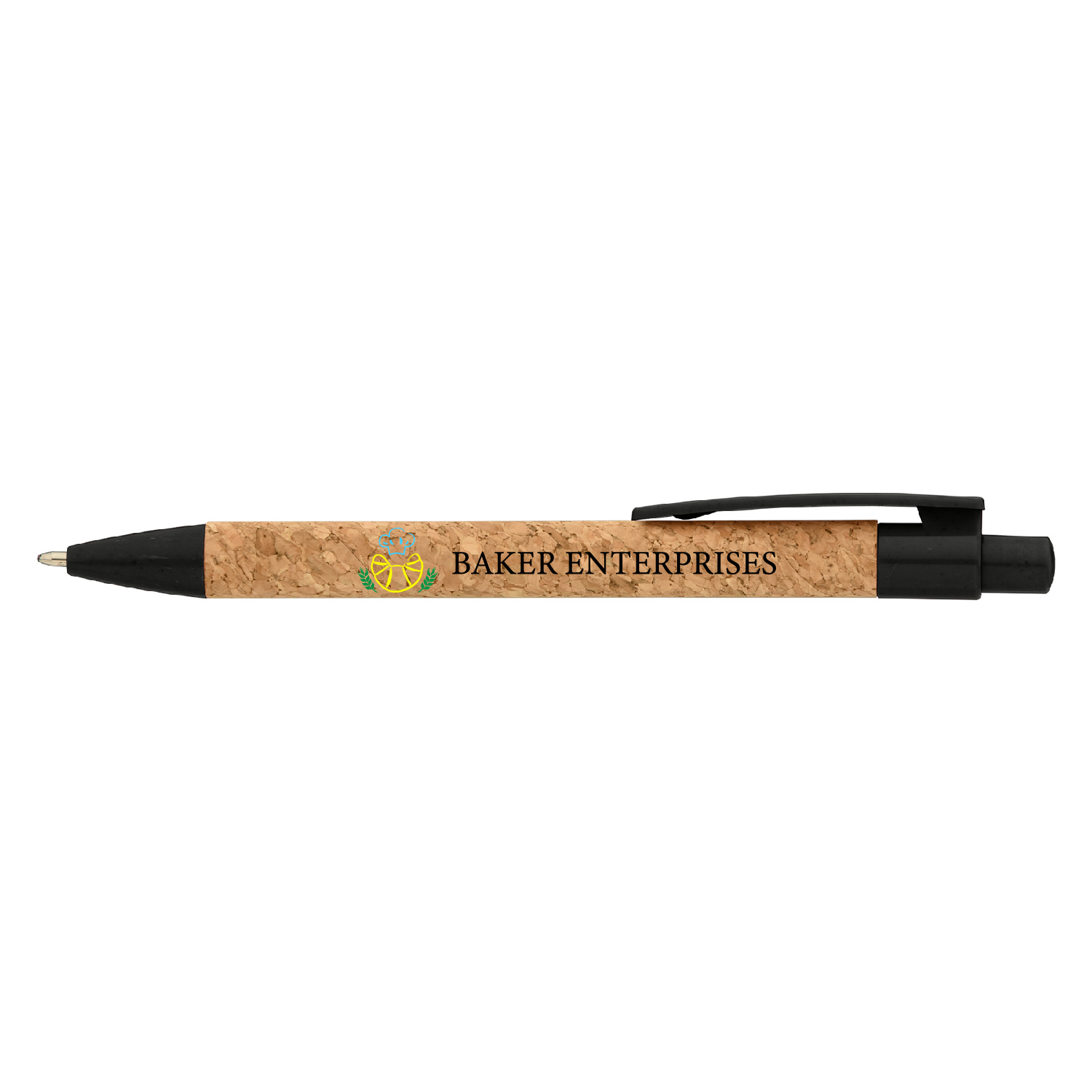 Fiji Cork Wheat Plastic Pen (Full Color Imprint) 6