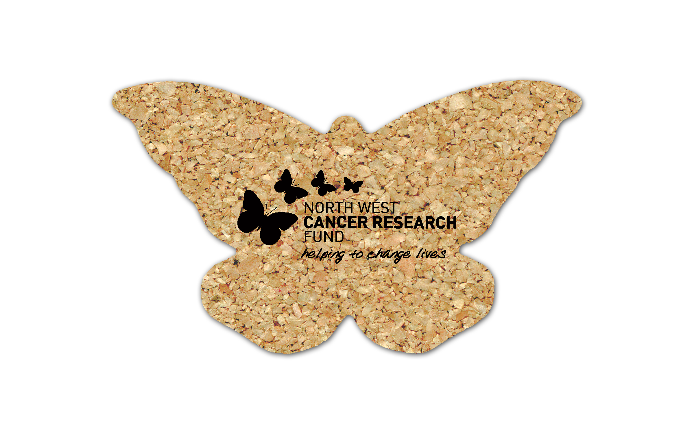Butterfly Cork Coaster 4BT 1