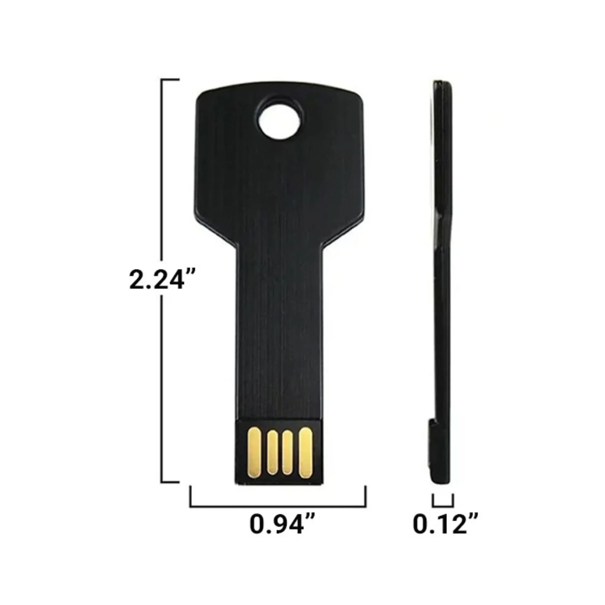 32GB Creative Metal Keychain USB Flash Drive 3