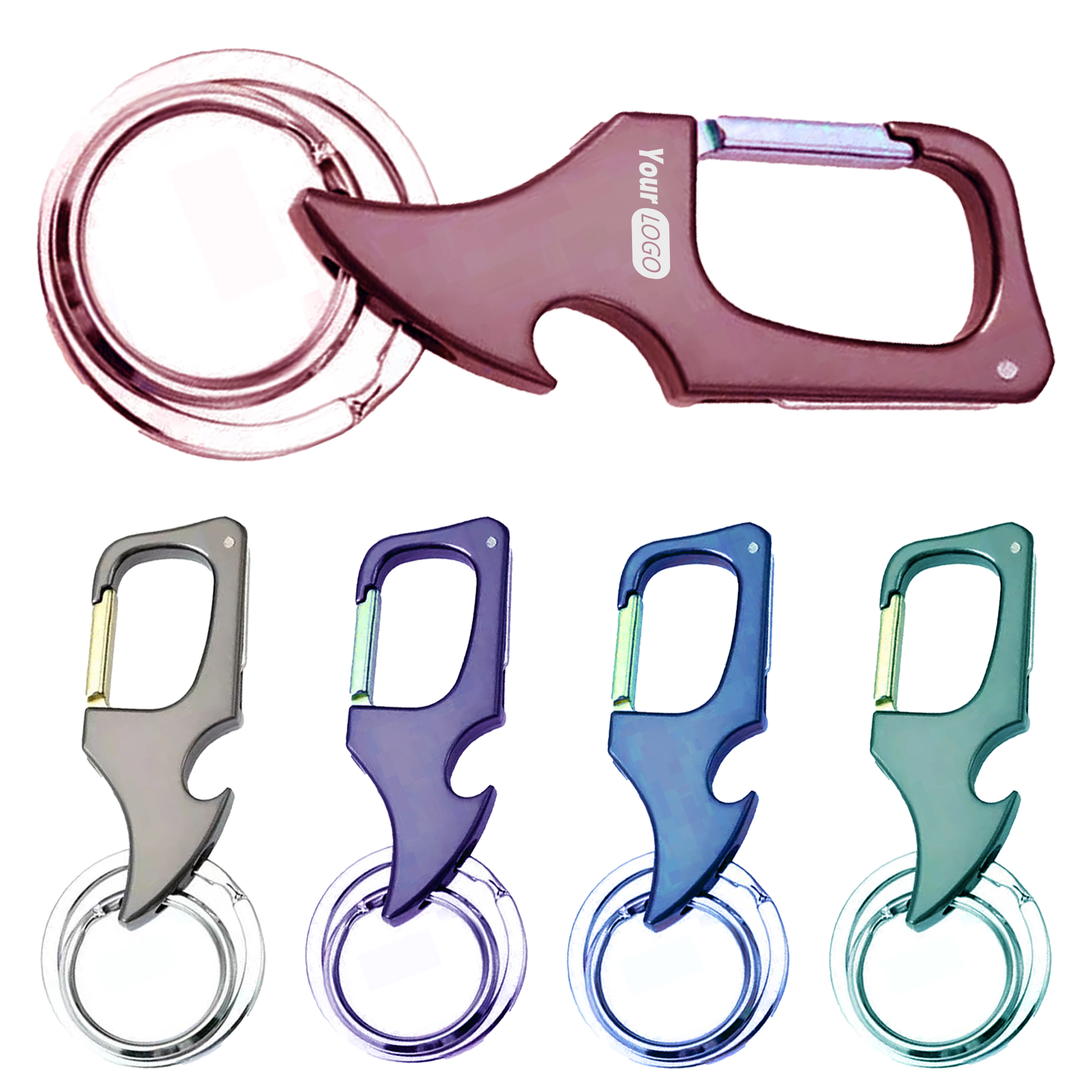 Stainless Steel Compact Multifunctional Keychain With Bottle Opener And Knife 2