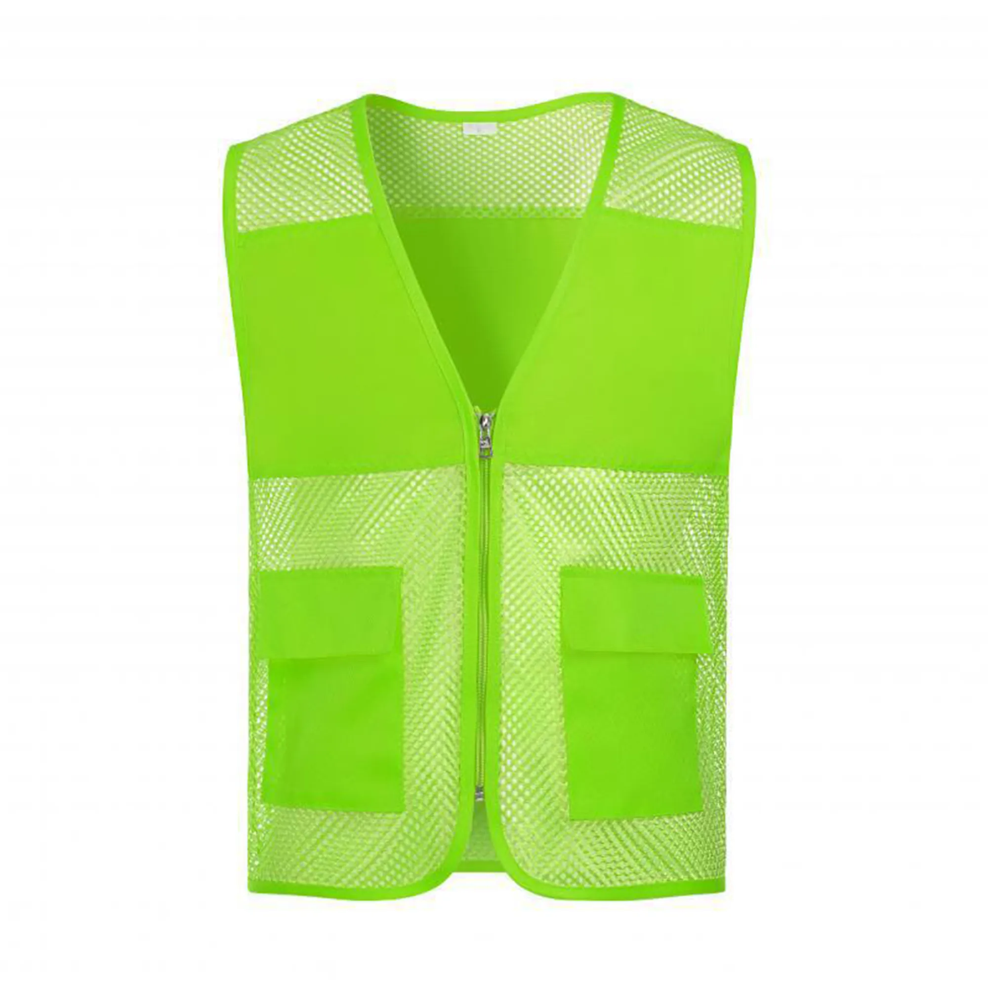 MOQ20 Mesh Vest Summer Volunteer Workwear 1