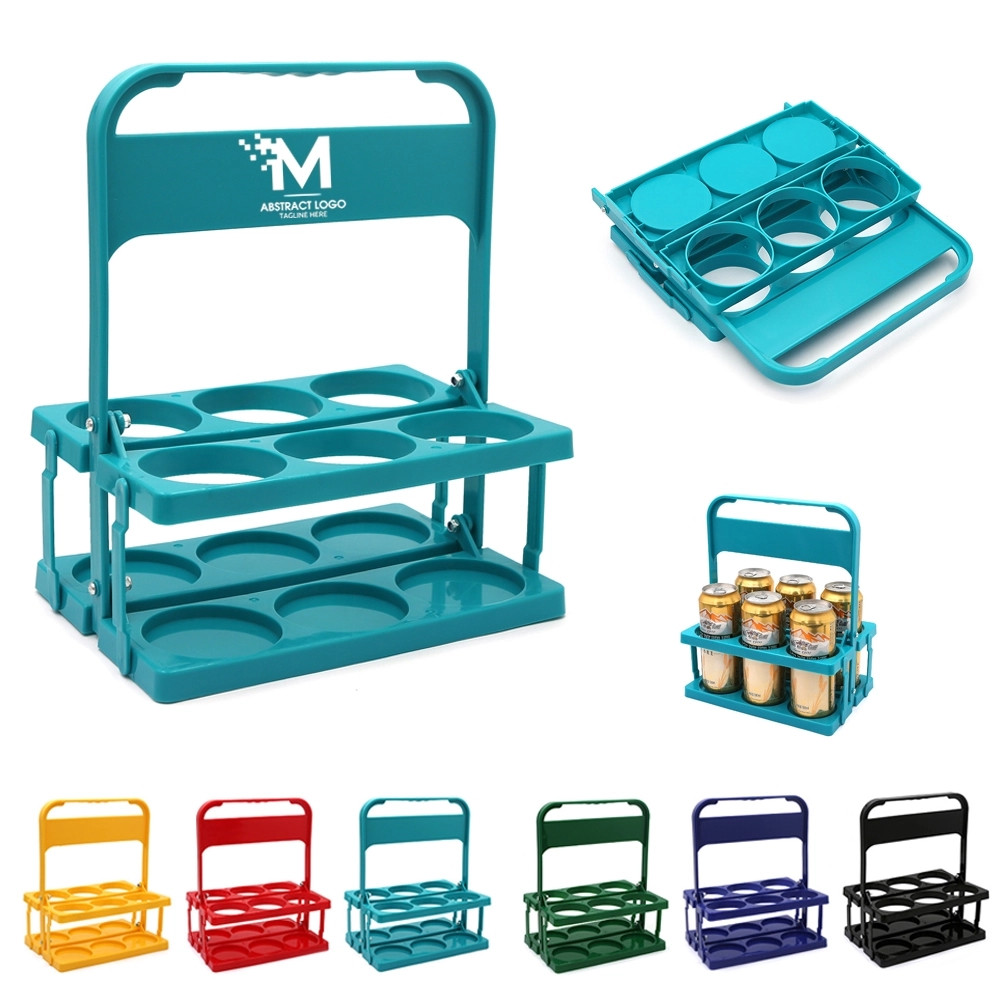 Foldable Plastic Drink Carrier with Handle 2