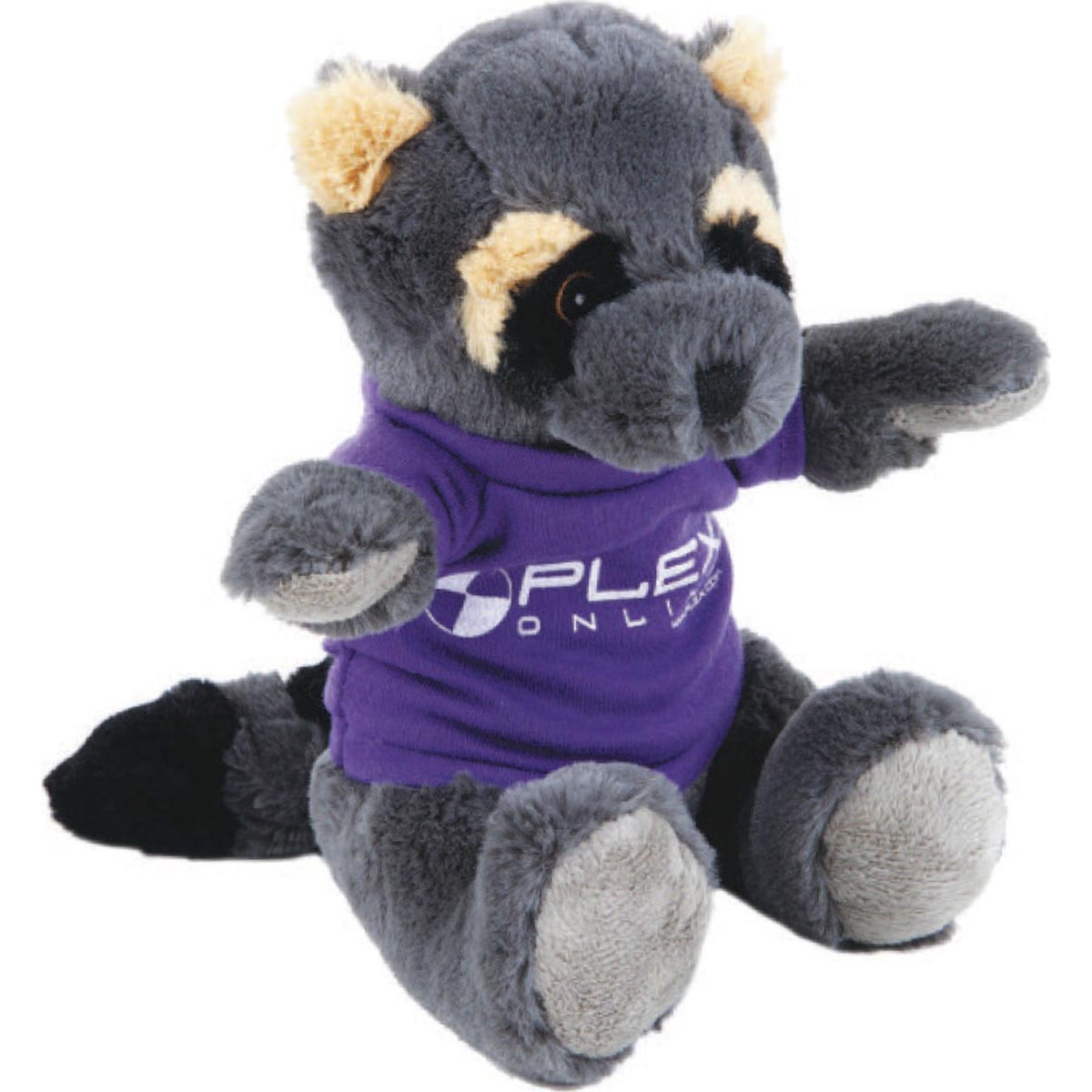 10" Soft Plush Friend- Raccoon 7
