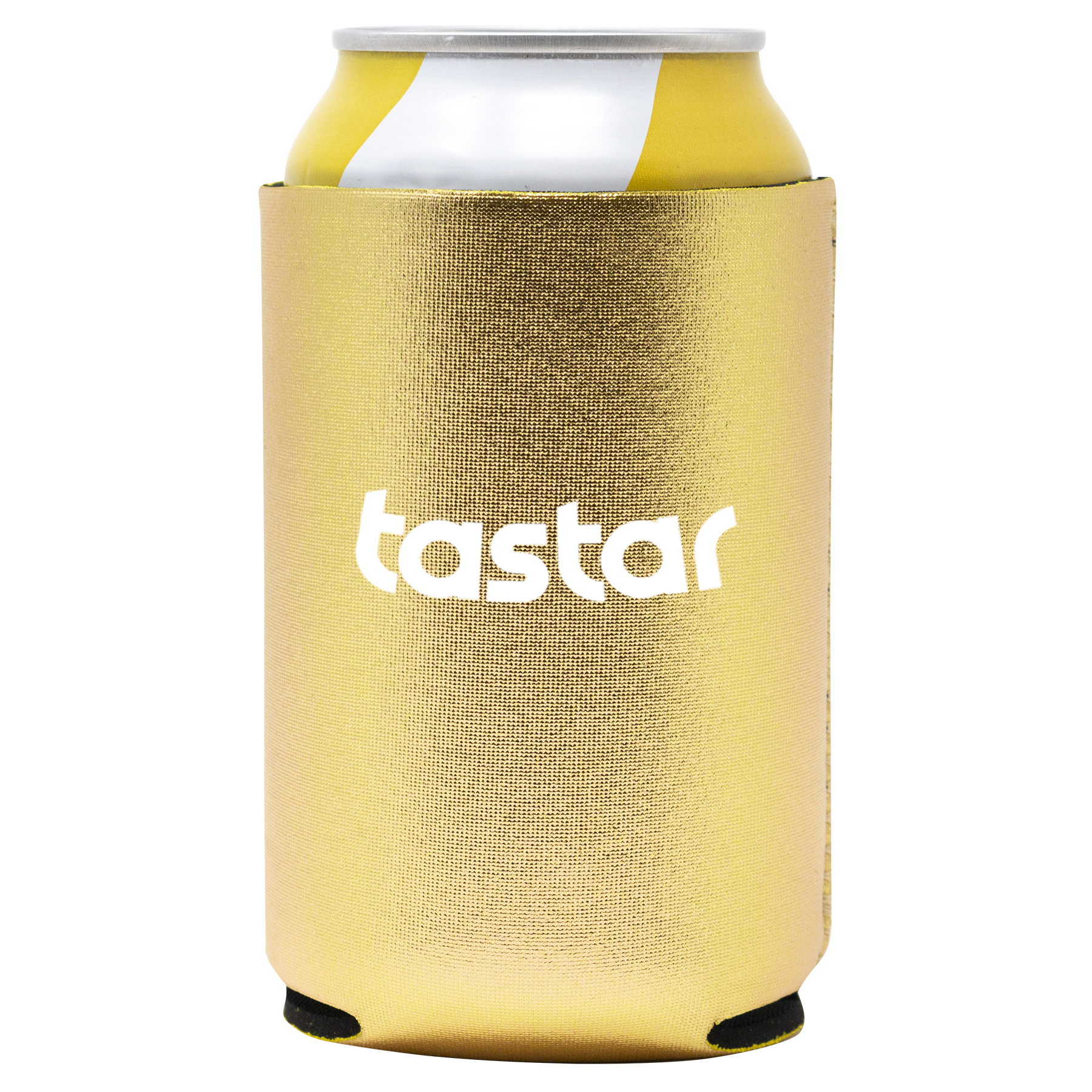 Metallic Neoprene Collapsible can cooler