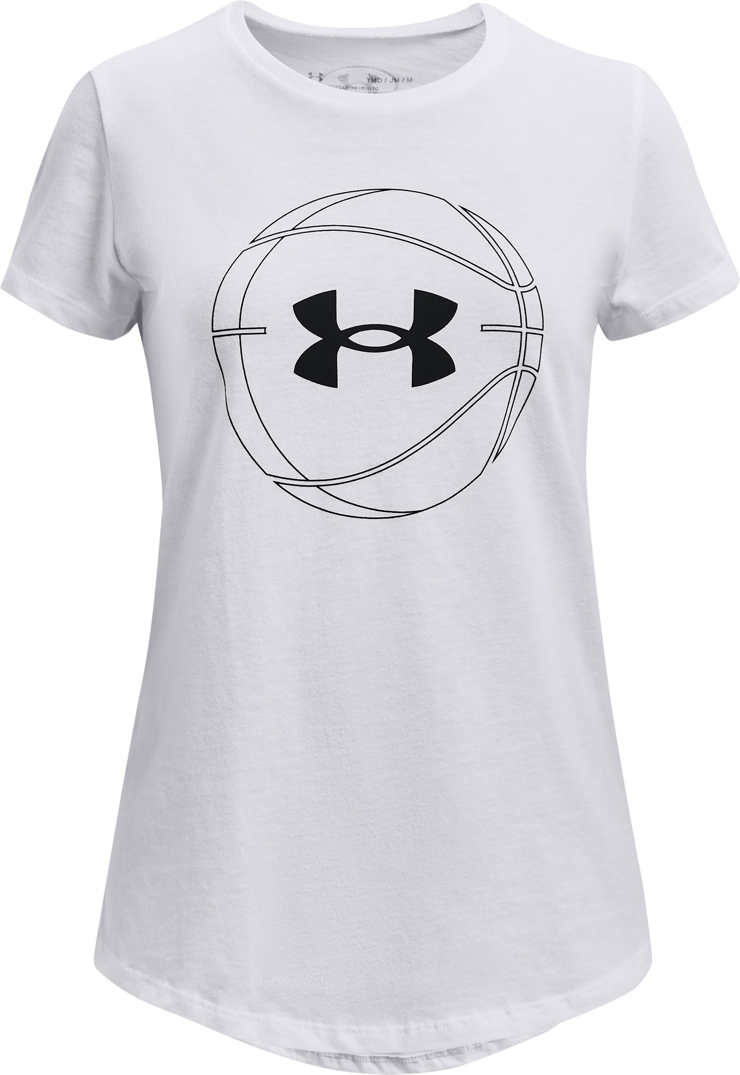 Girls' UA Basketball Short Sleeve T-Shirt 3