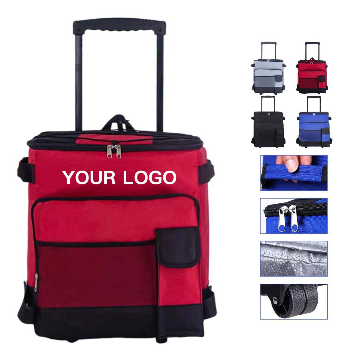 Rolling Cooler Bag with Collapsible Design 4