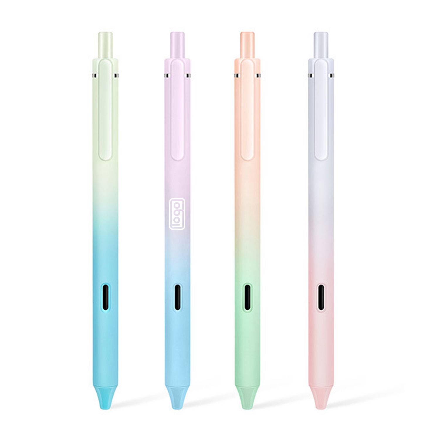Plastic Retractable Gel Pen 3