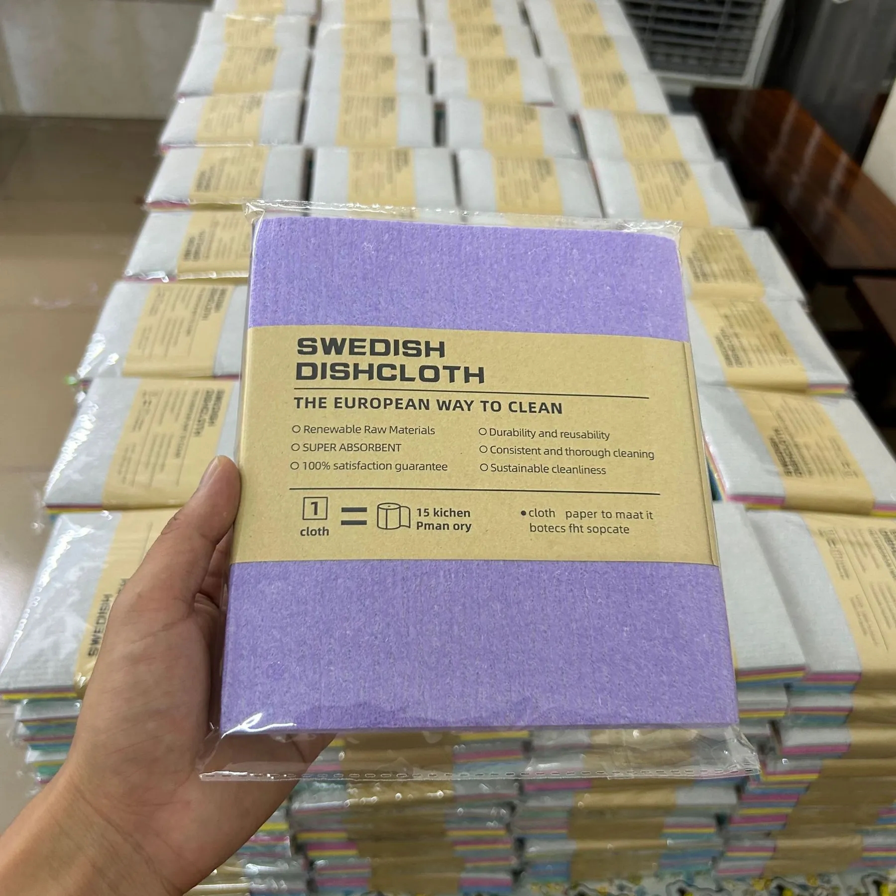 Solid Color Degradable Napkins Cloth 22