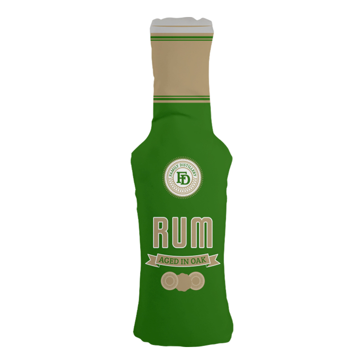 Liquor Bottle Shaped Sublimated Pillow 7