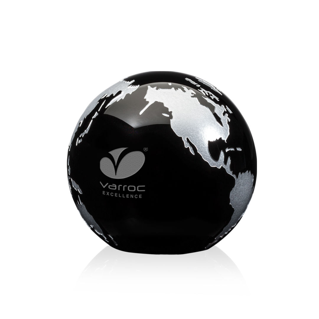 Globe Paperweight - Black 5