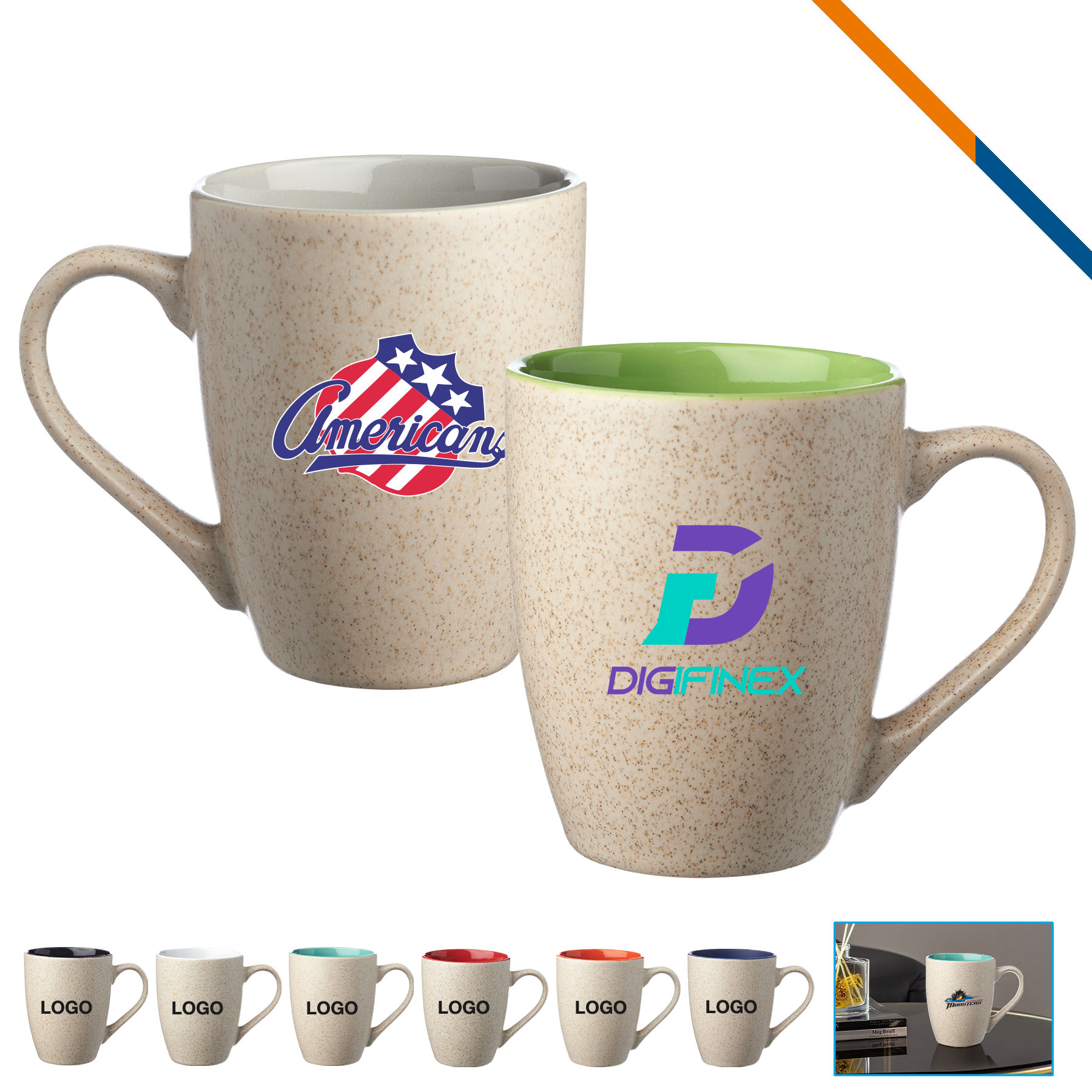 Vanessa Two Tone Mugs - 10 OZ. 2
