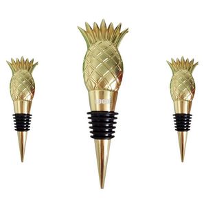Stylish Golden Pineapple Wine Cork Bottle Stopper 8