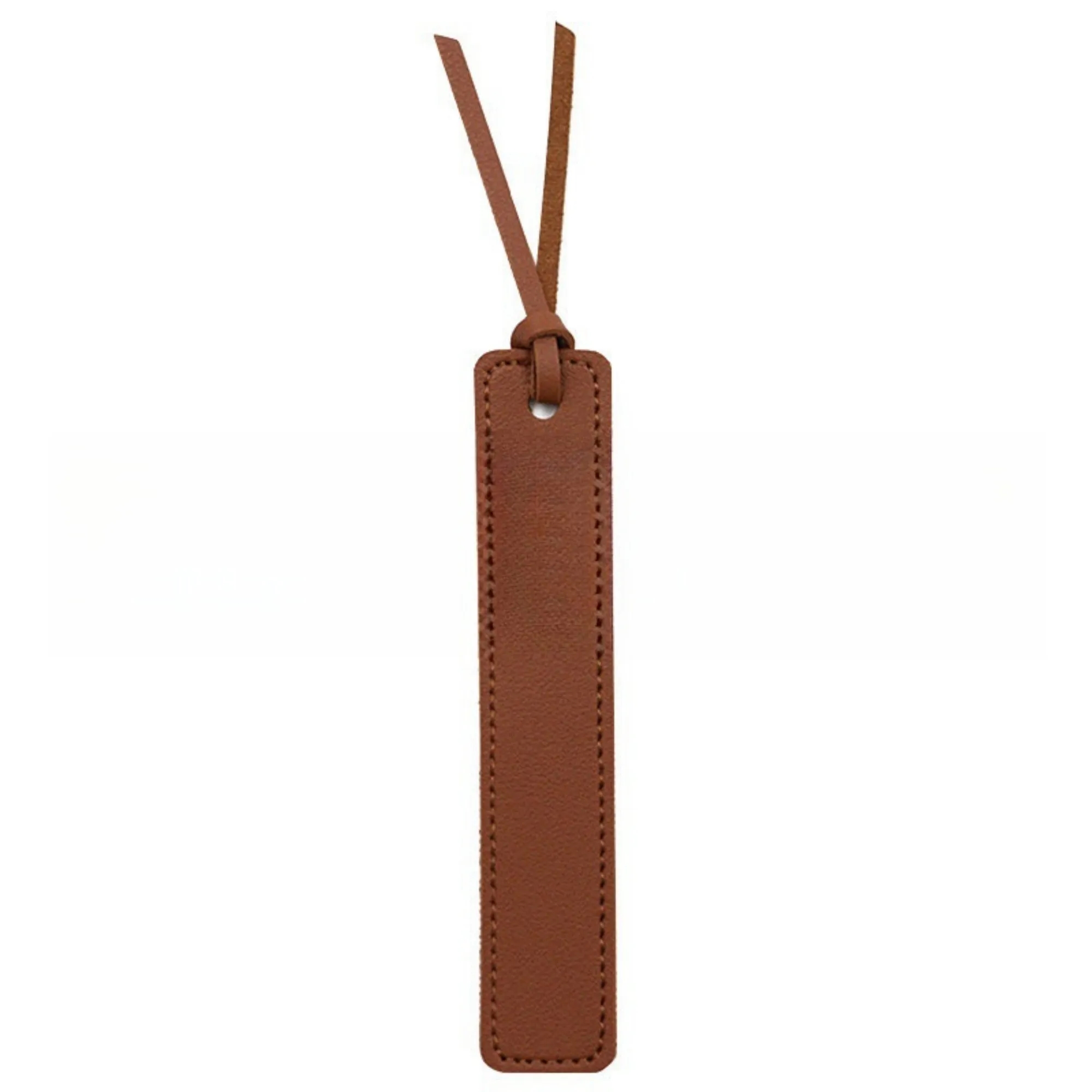 PU Leather Bookmark Classic Stitched Page Markers 4