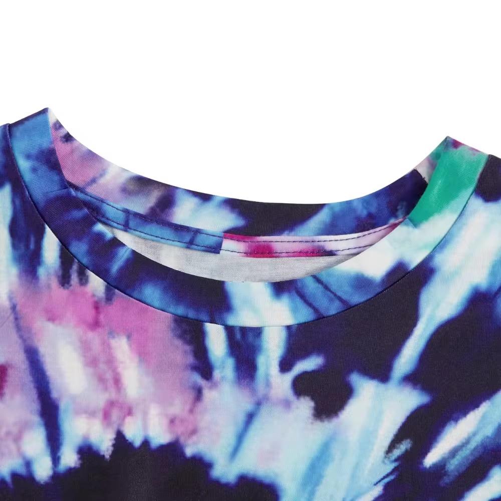 MOQ 20 pcs Full Color Crew Neck Tee 2