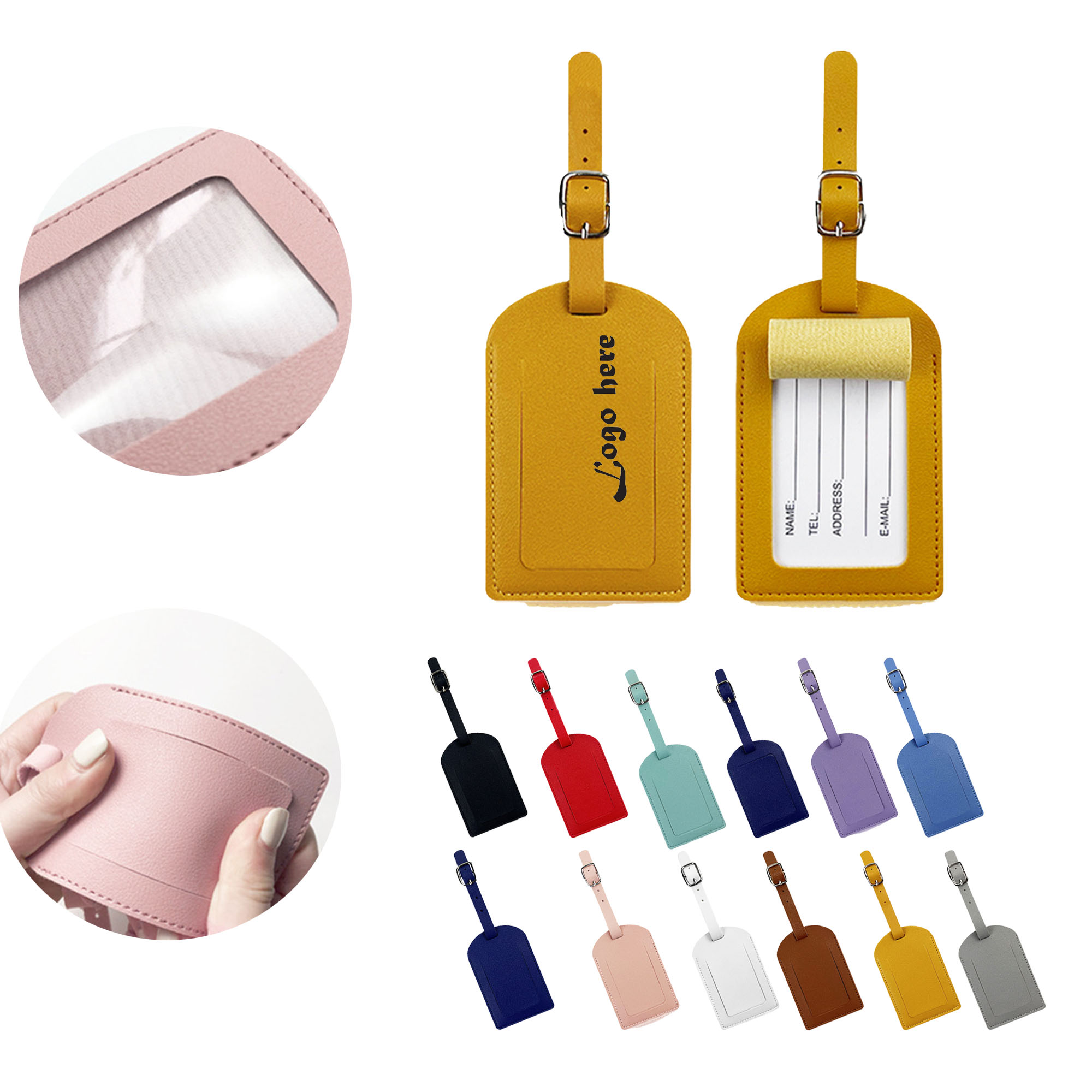 PU Boarding Pass Holder 2