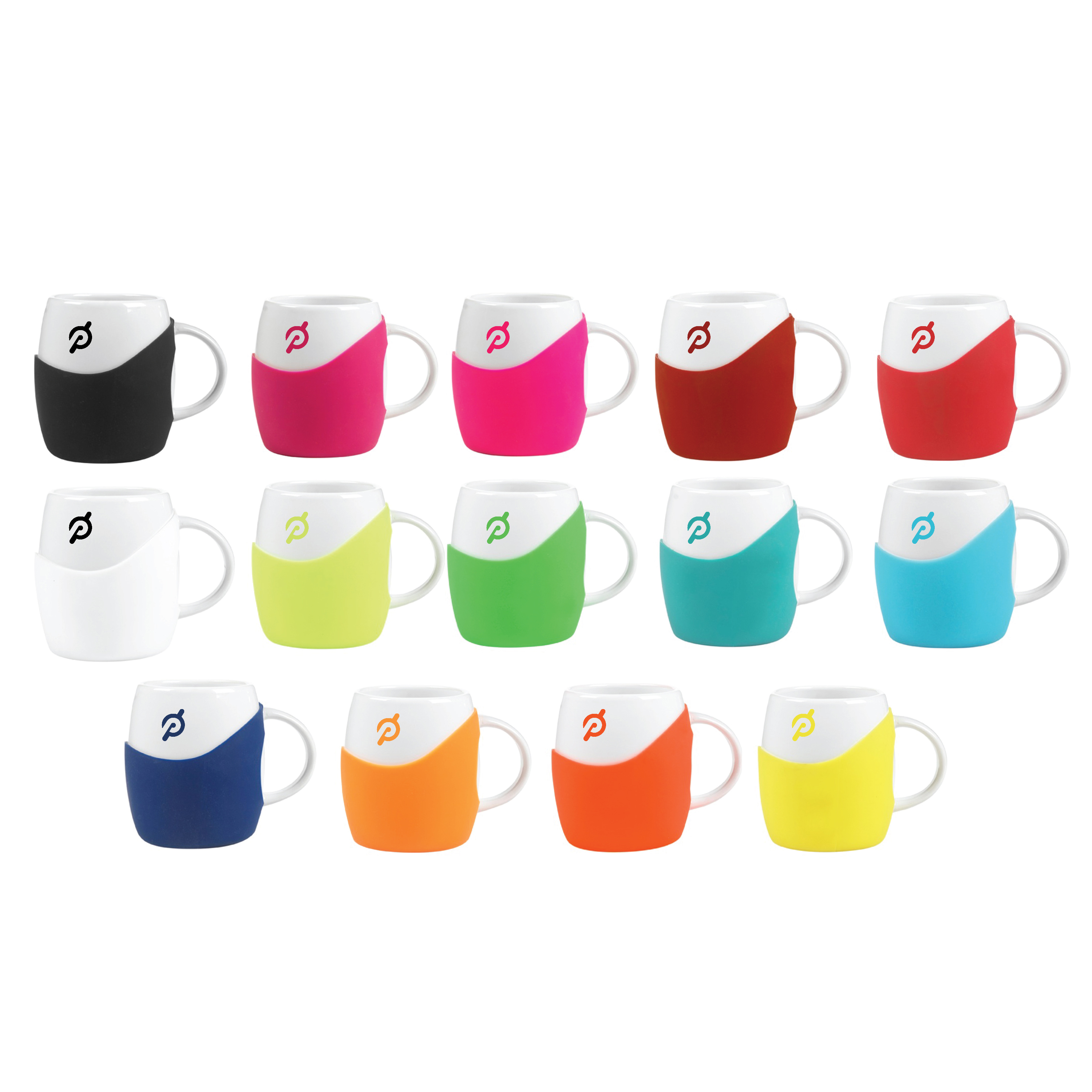 14 oz Rotunda with Silicone Band Mug 10