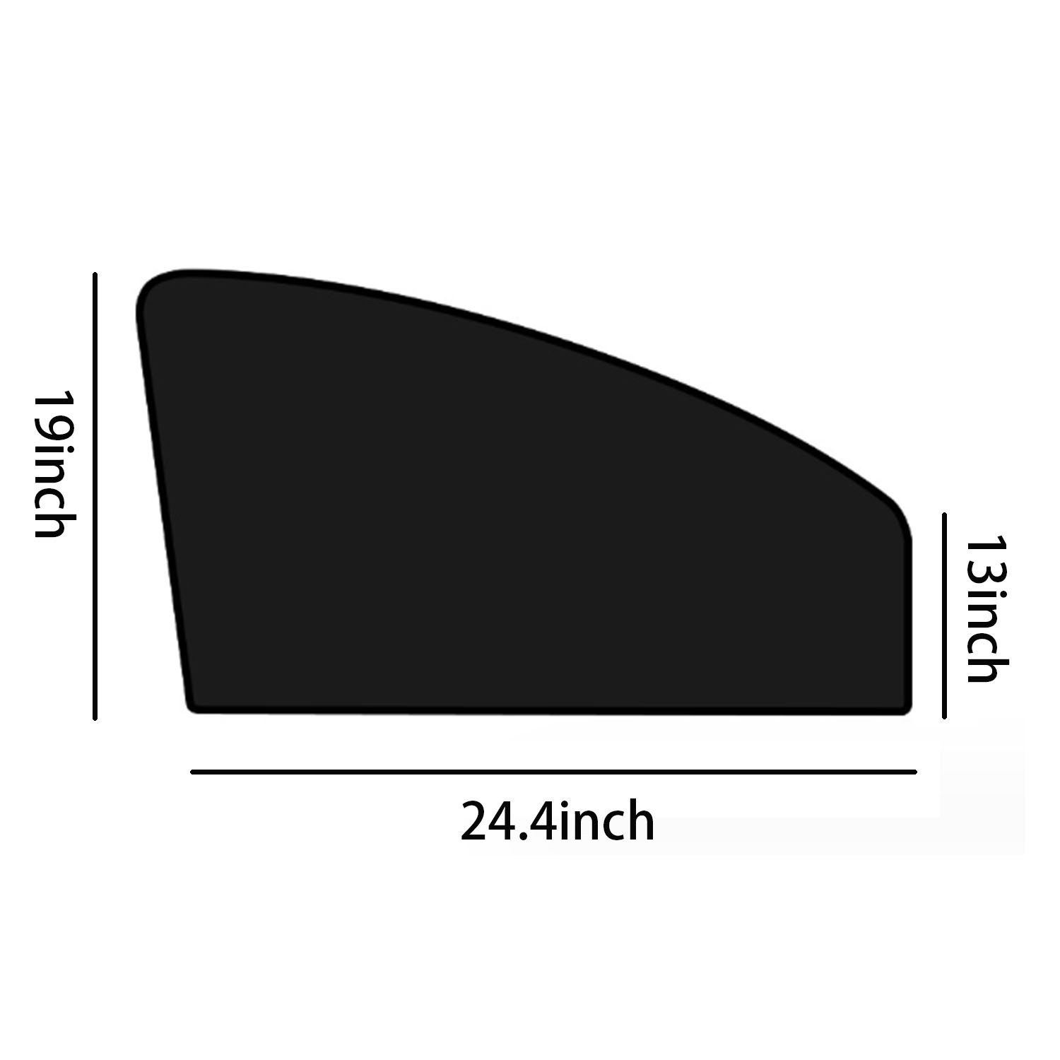 Heat-Insulated Opaque Magnetic Car Sunshade 5