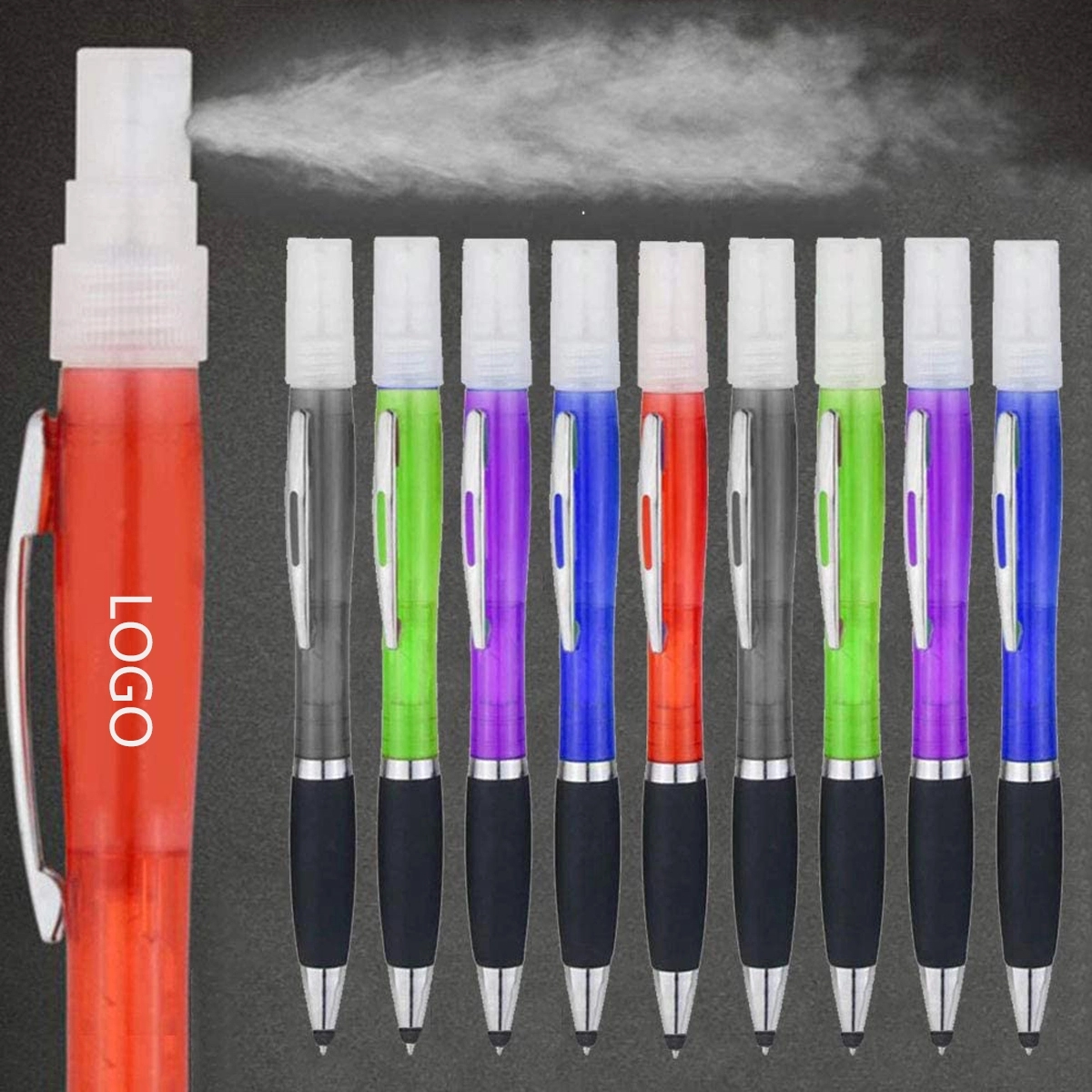 3 in 1 Empty Refillable Spray Bottles Ballpoint Pen 9