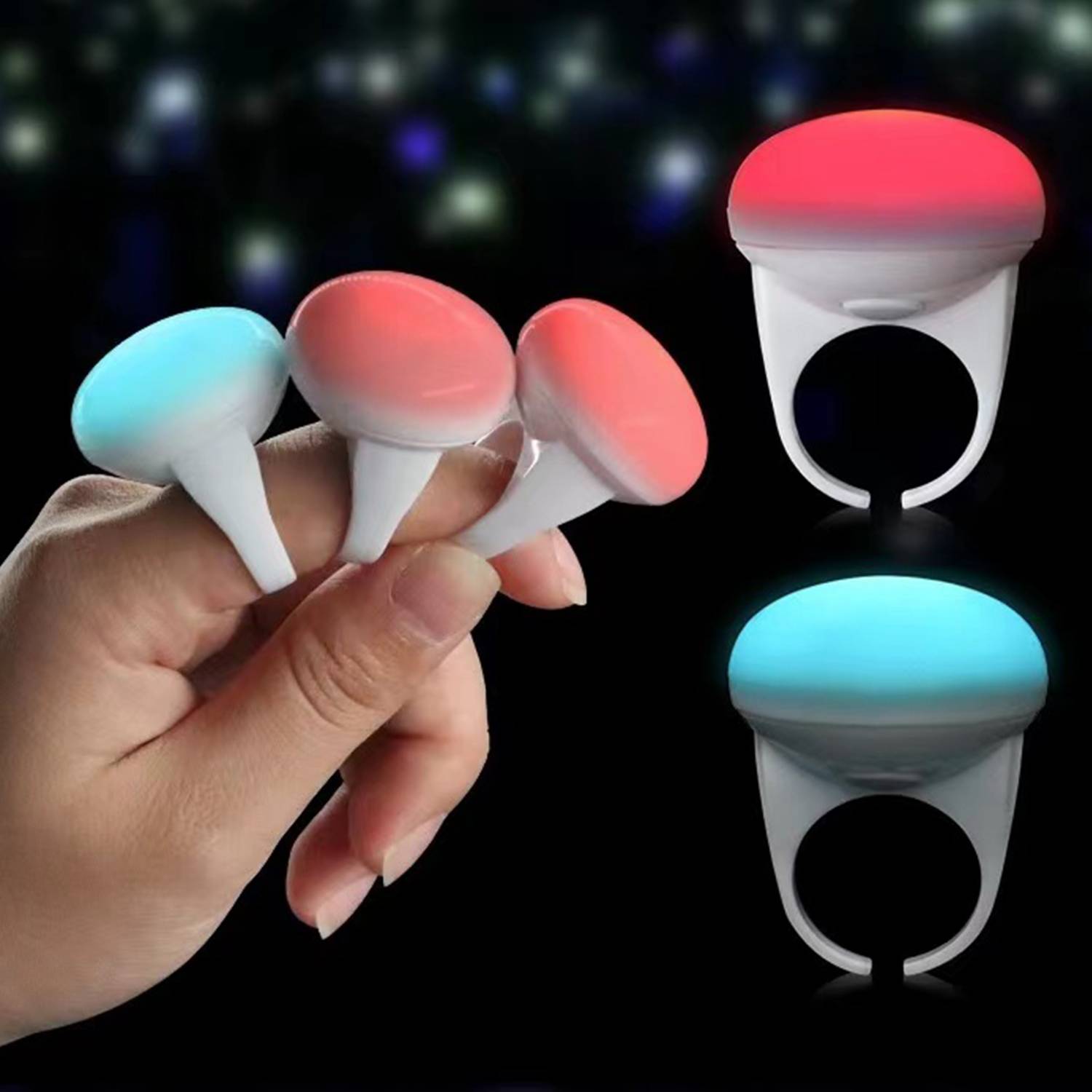 LED Glowing Up Flashing Ring 5