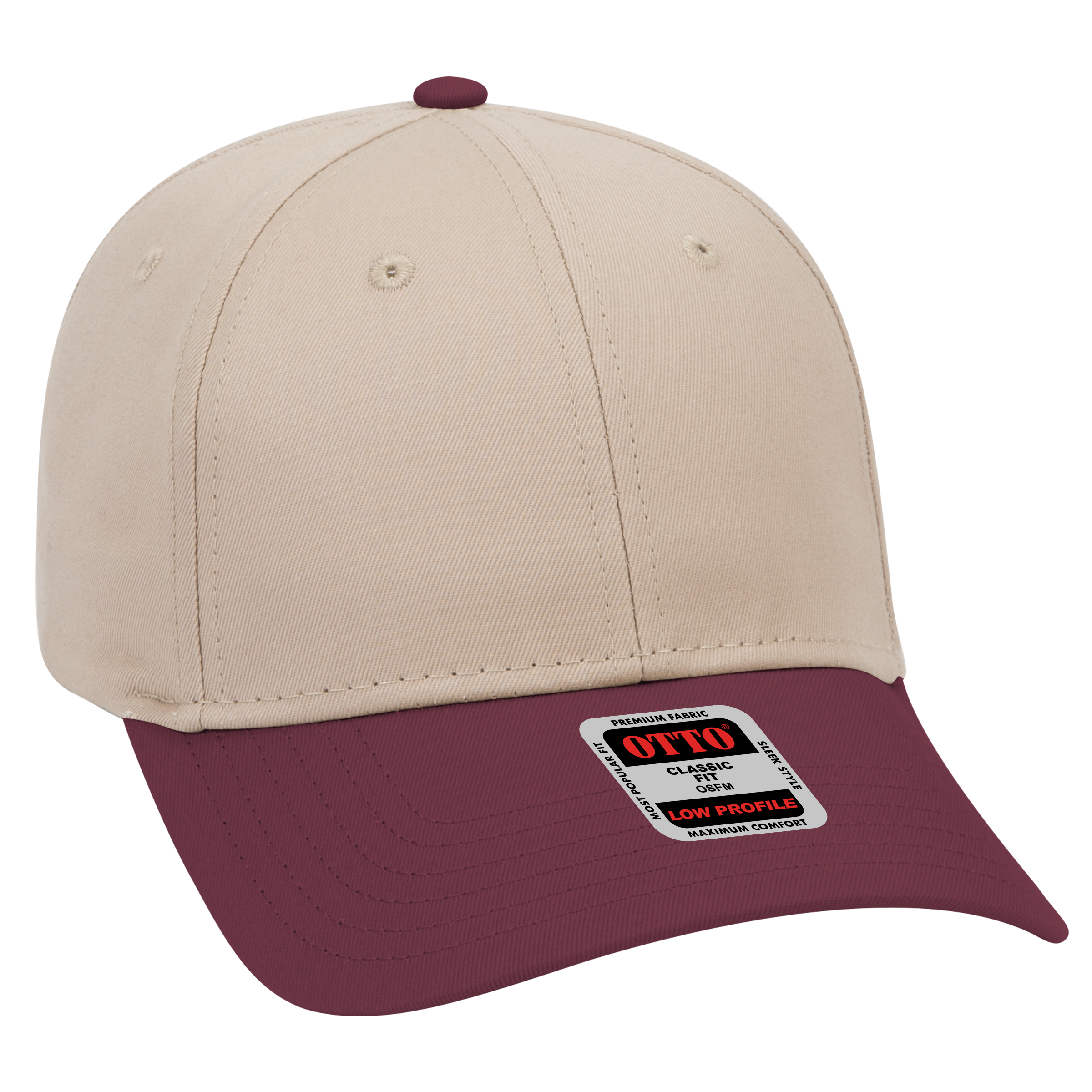 OTTO CAP® 6 Panel Low Profile Baseball Cap 55