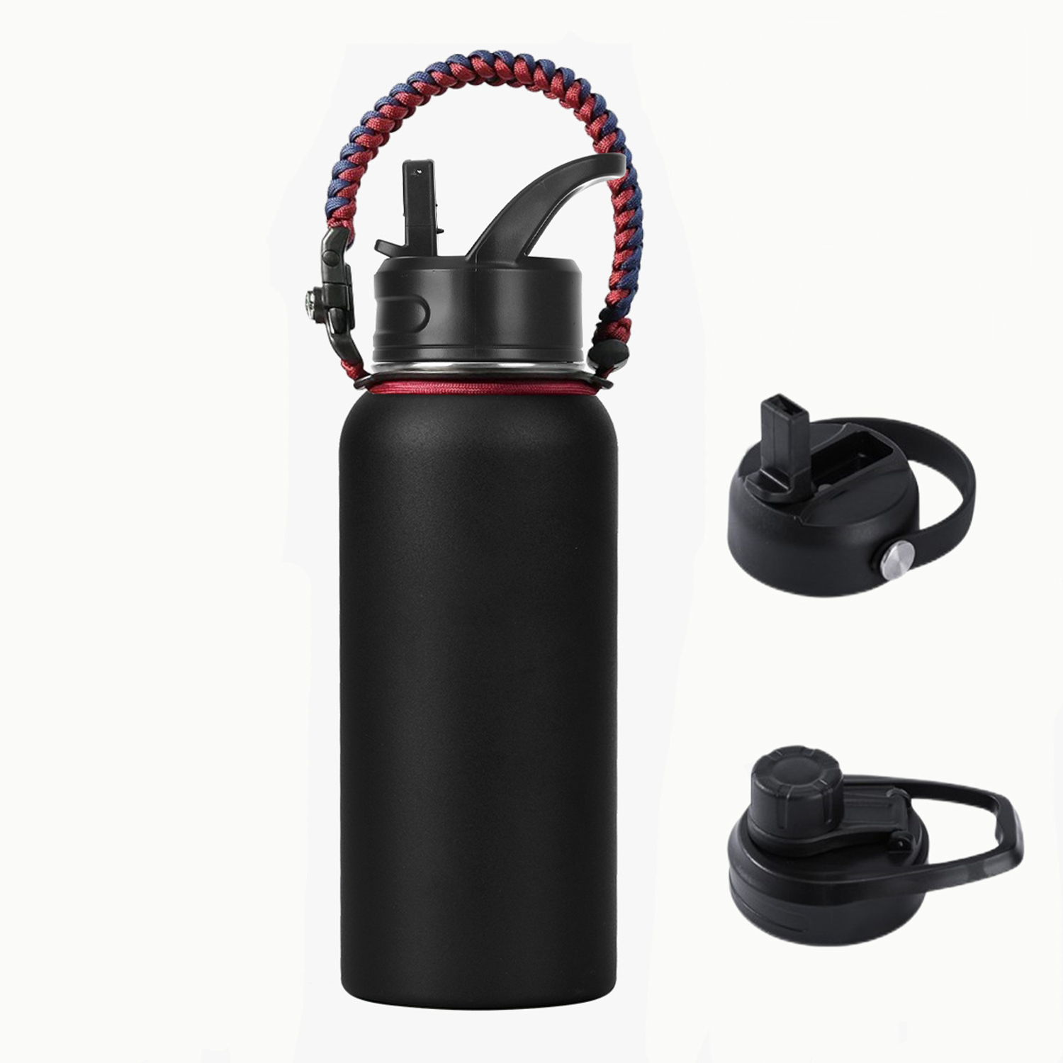 40 Oz. Paracord Vacuum Bottle, custom water bottle with logo imprint 5